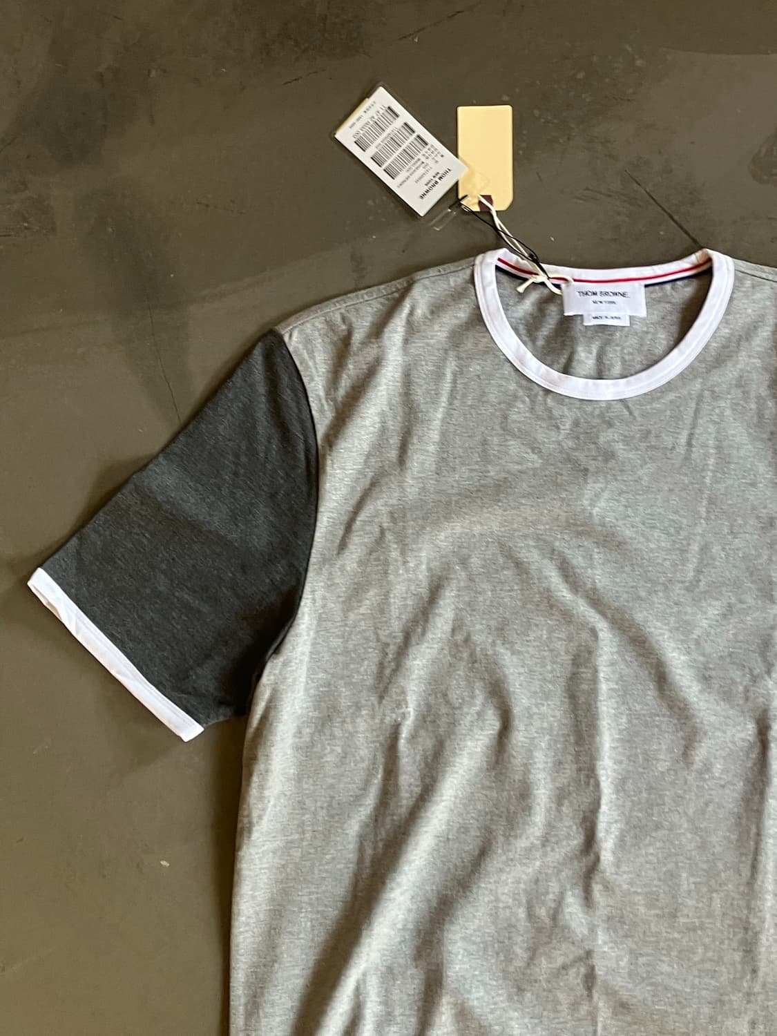 톰브라운 컬러블록 링거티 3size  상품이미지3