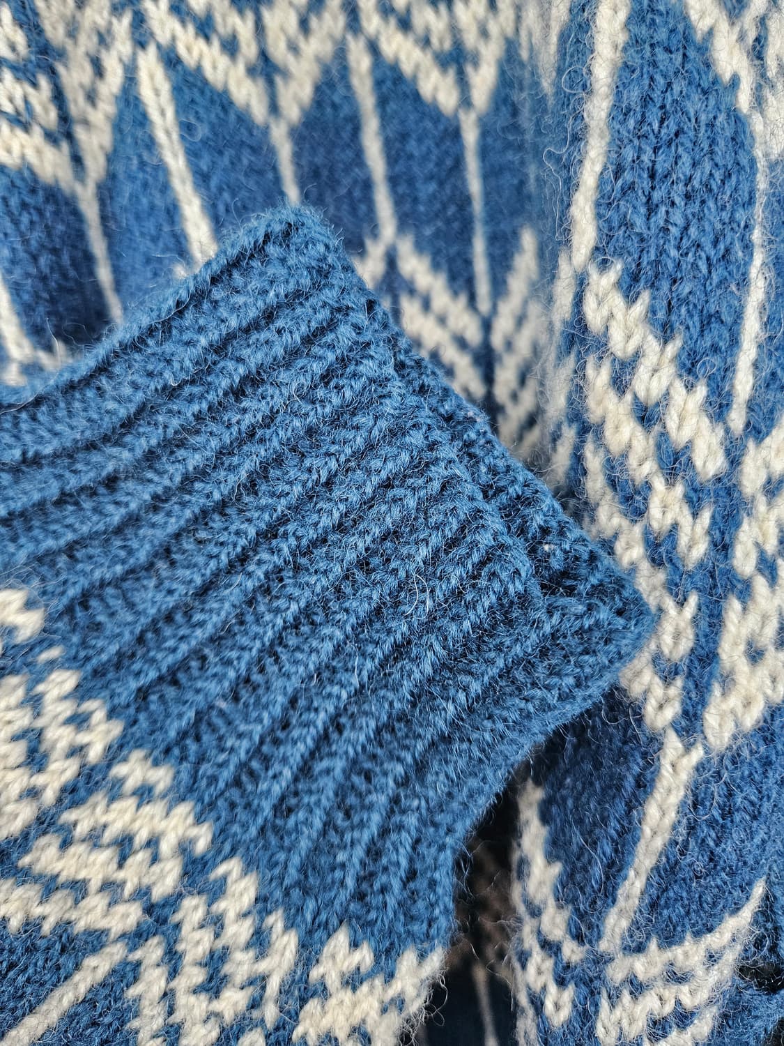 vtg 노르웨이 헤비울 느낌 가디건 상품이미지6