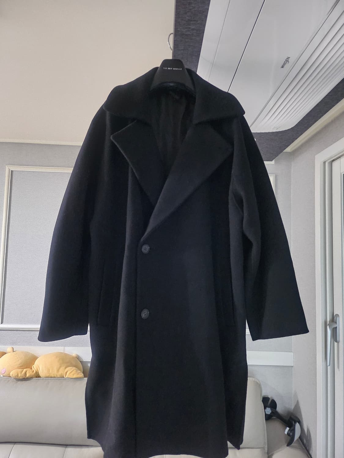 [거의 새것] 시스템옴므 핸드메이드 오버핏 울 캐시미어 코트 100 상품이미지1