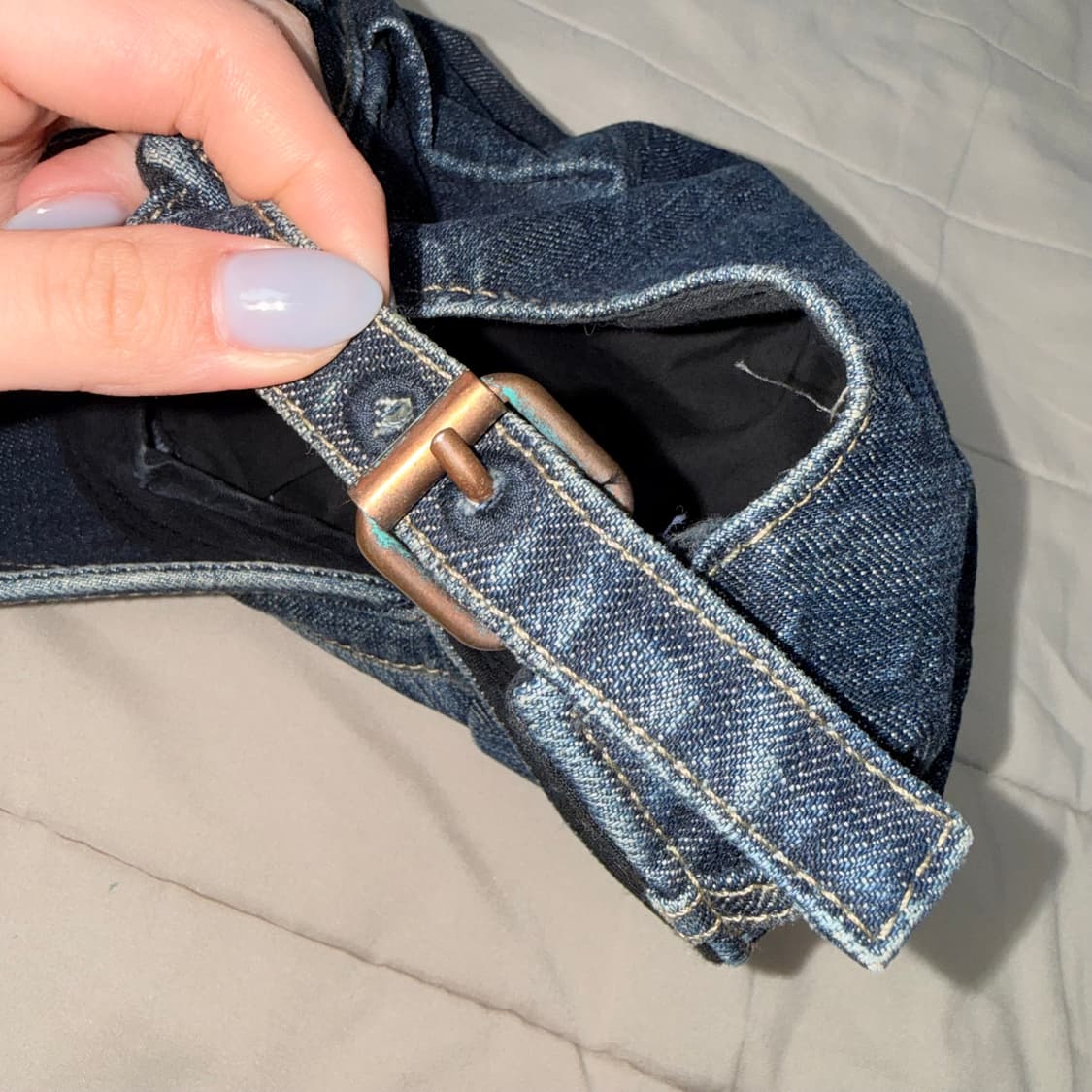 디젤 데님 캡 모자 오네갸루 상품이미지4