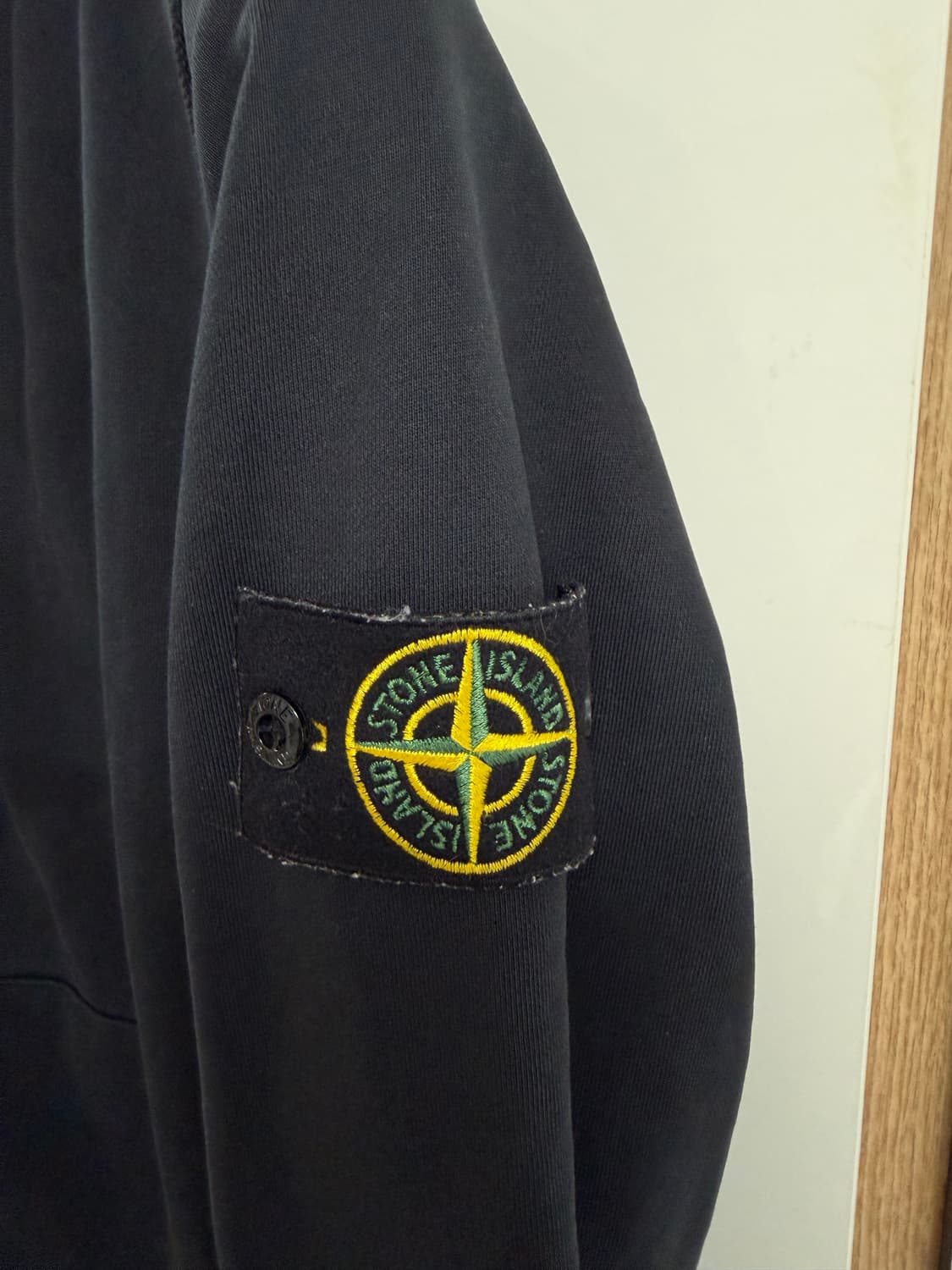 백화점판 스톤아일랜드 블랙 후드집업 M 상품이미지2