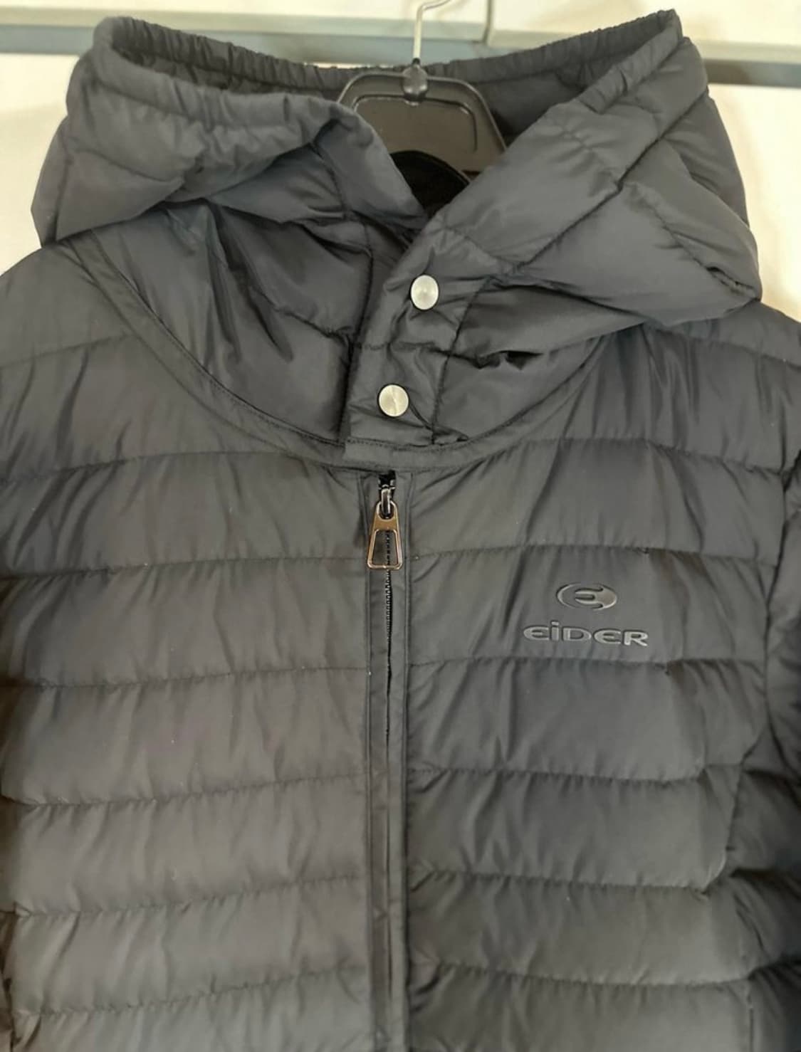 아이더 블랙 경량롱패딩 여성 상품이미지3