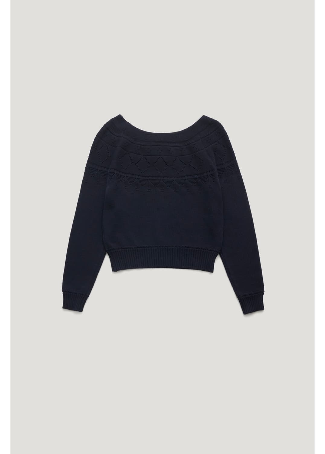 SOOTHE RAGLAN SCACY 3WAY KNIT_NAVY 상품이미지3