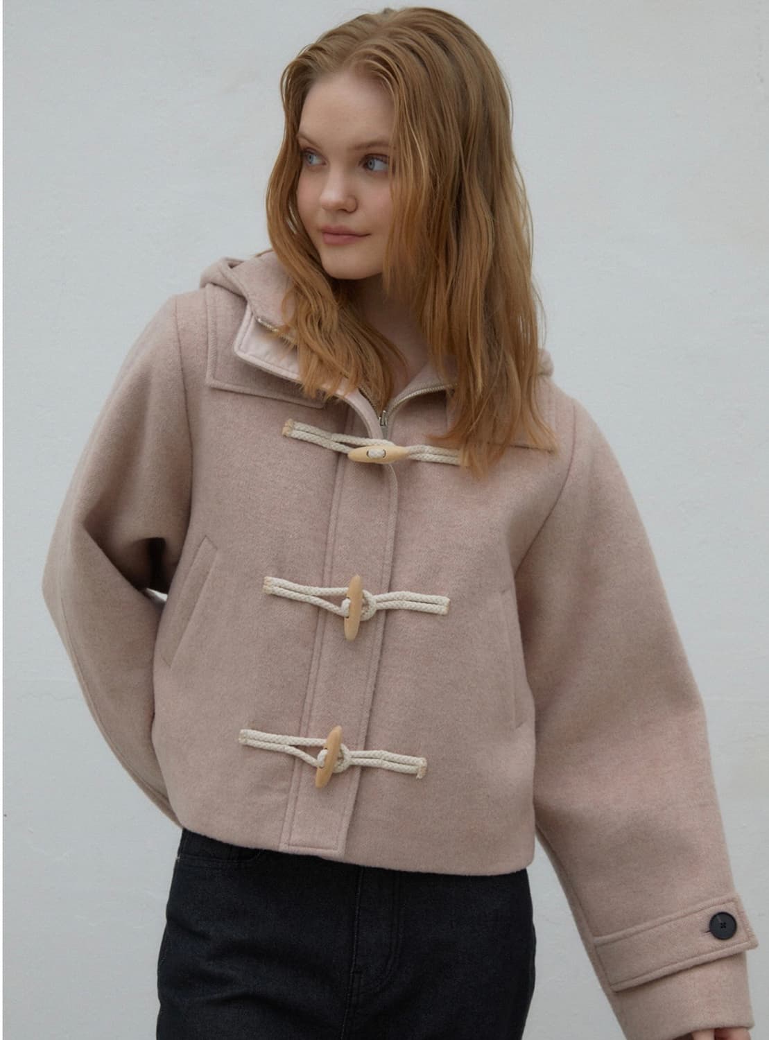 리리수 몰리 떡볶이 코트 핑크  상품이미지1