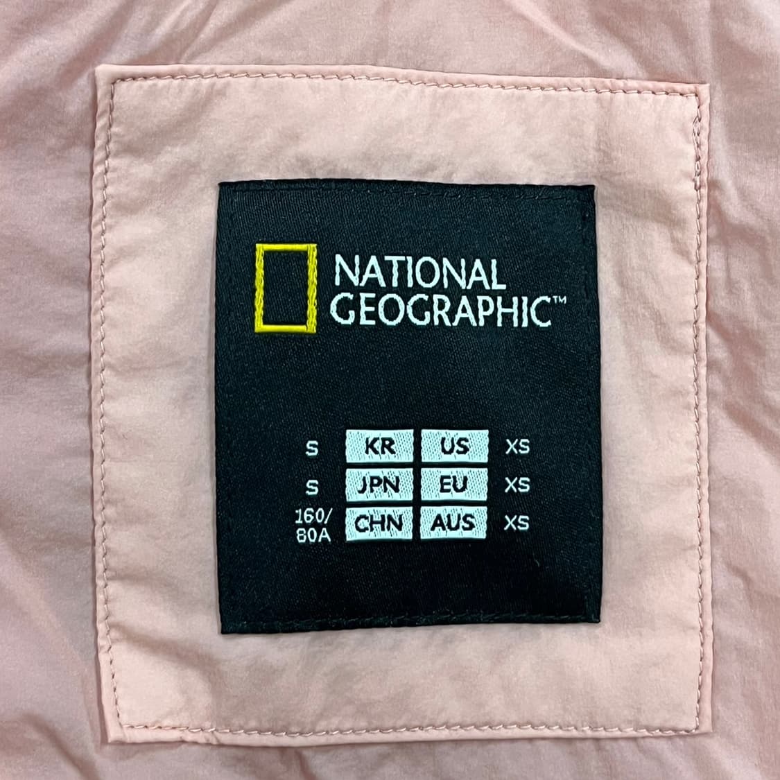 [정품/S] 내셔널지오그래픽 핑크 바람막이 후드 자켓 b14 상품이미지4