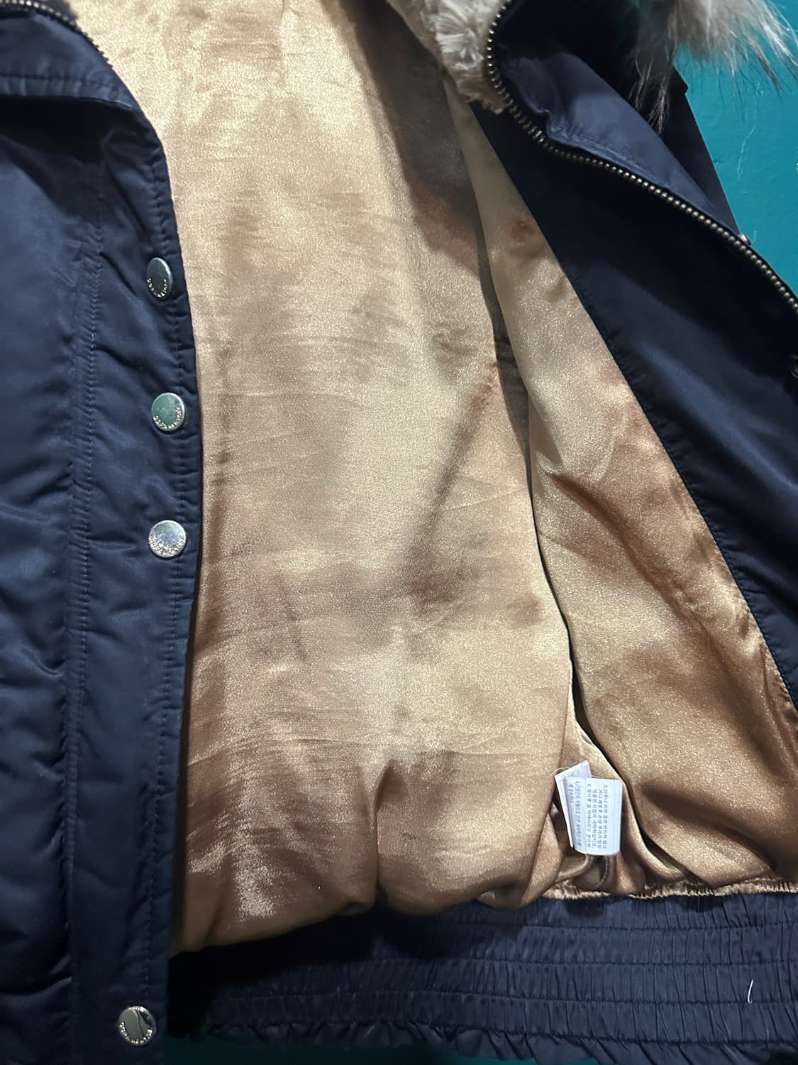 GGPX y2k 퍼 크롭 후드n2b패딩자켓 상품이미지5