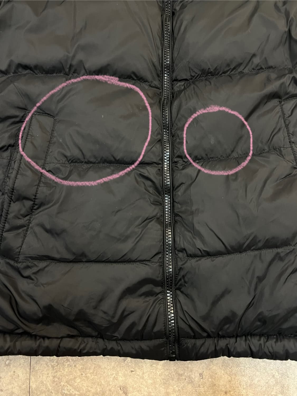 몽벨 리버시블 플리스 다운 패딩 자켓 블랙 #csz2651 상품이미지4