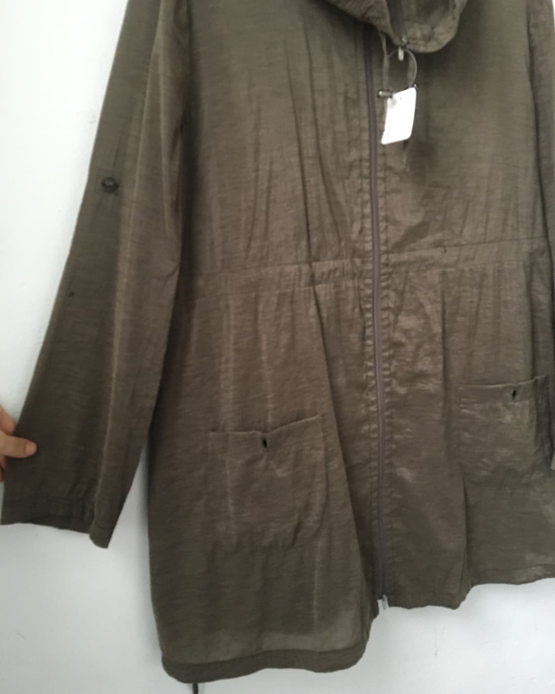 Glossy high neck jacket 상품이미지4