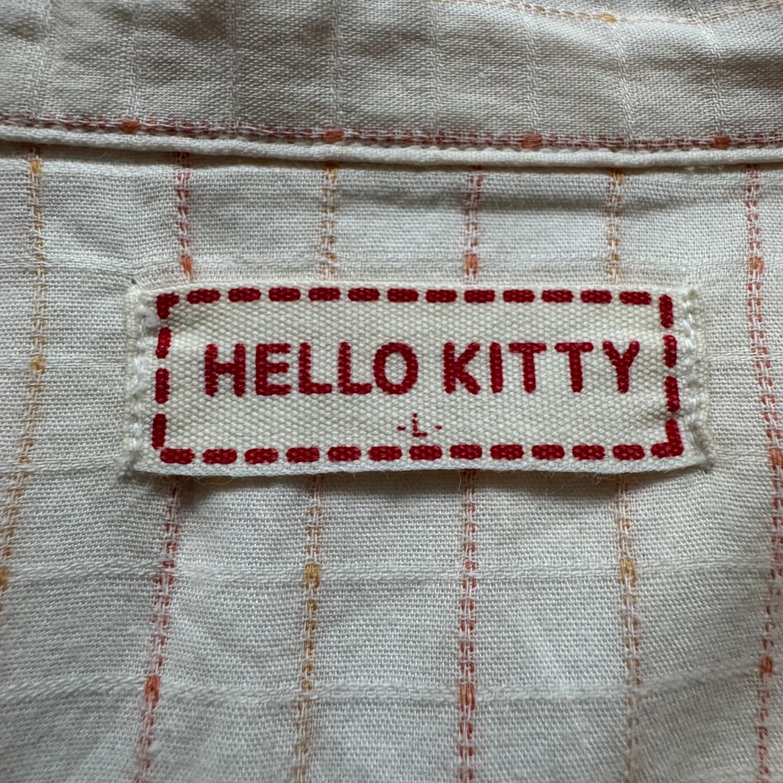 HELLO KITTY 일본빈티지 잠옷 산리오 키티 파자마 셋업 L 42 상품이미지4