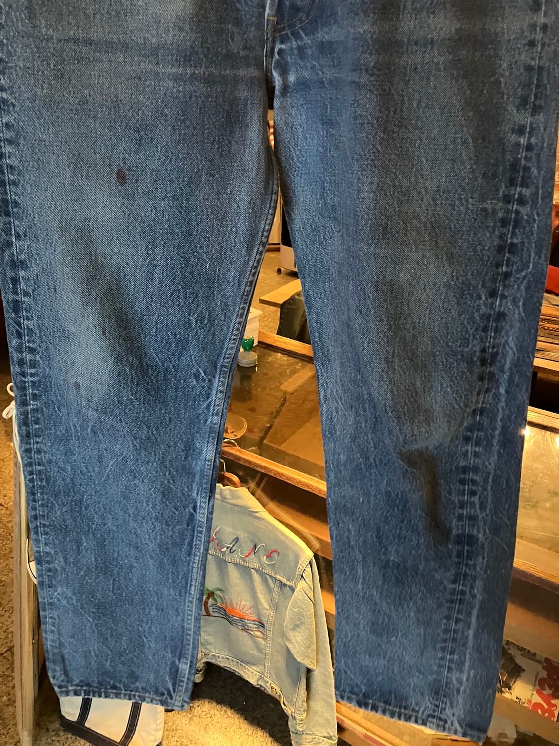 80s USA 빈티지 리바이스 501xx 데님 팬츠 상품이미지4