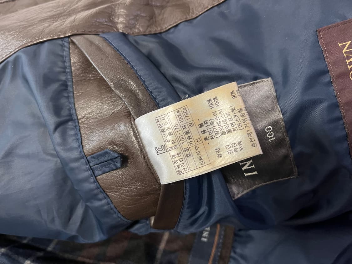 인디안 양가죽 구스다운 점퍼 100 상품이미지9