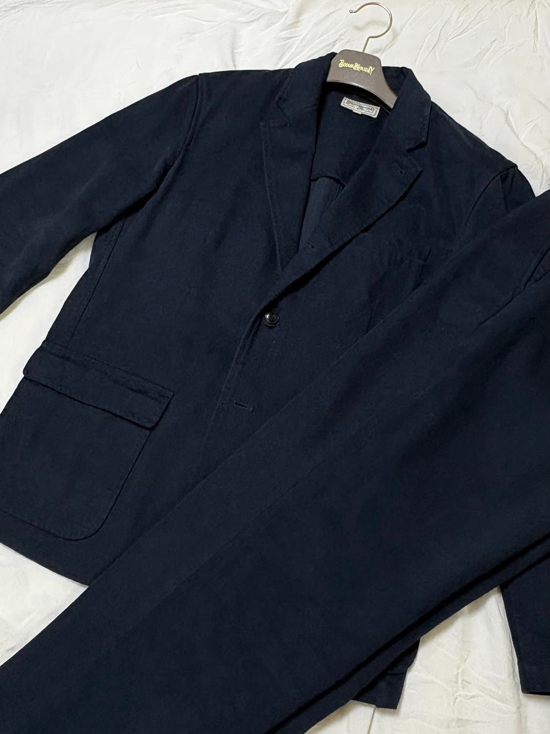 부기홀리데이 몰스킨 셋업 네이비[자켓L, 팬츠M] 상품이미지1