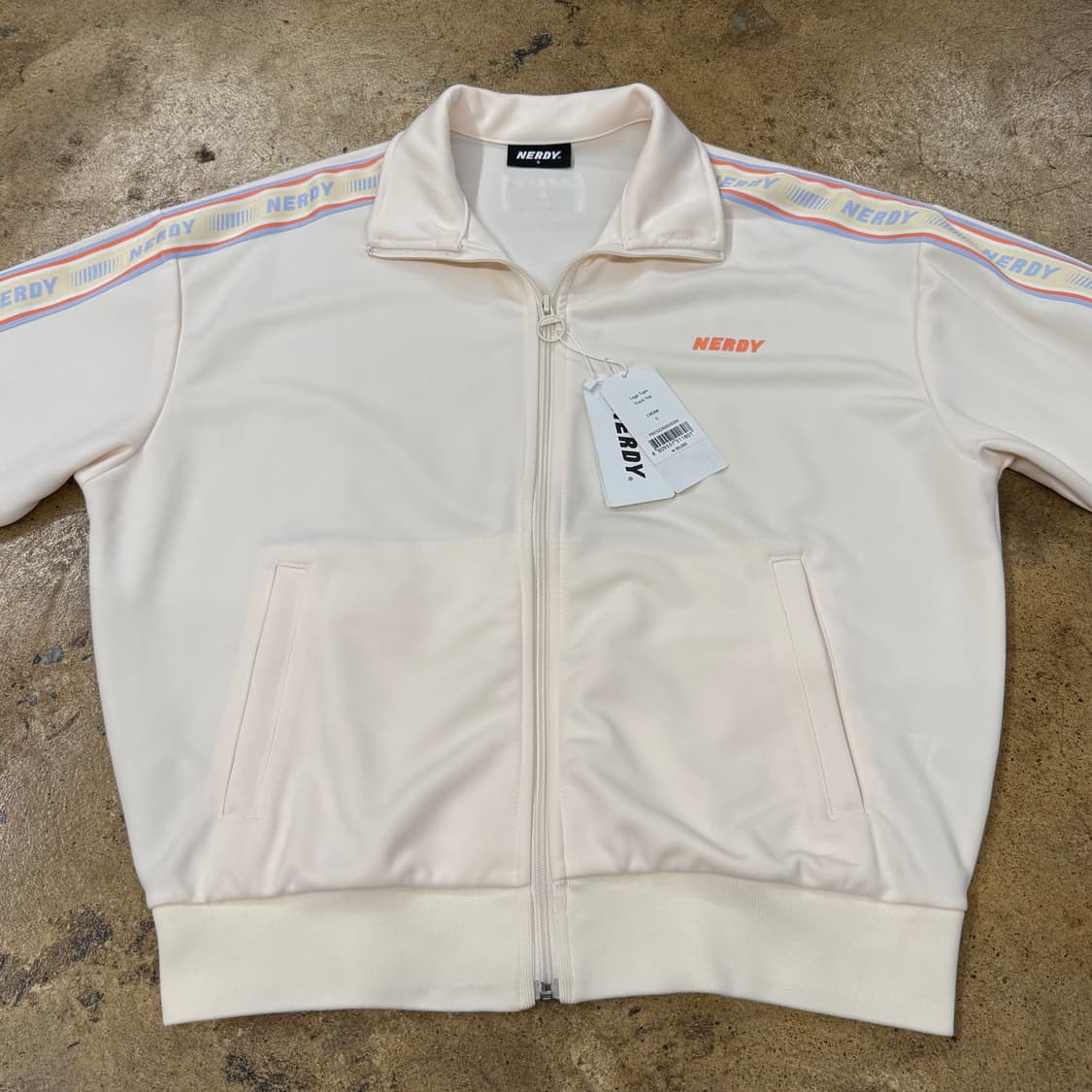 널디 크림 져지 트랙탑  상품이미지3