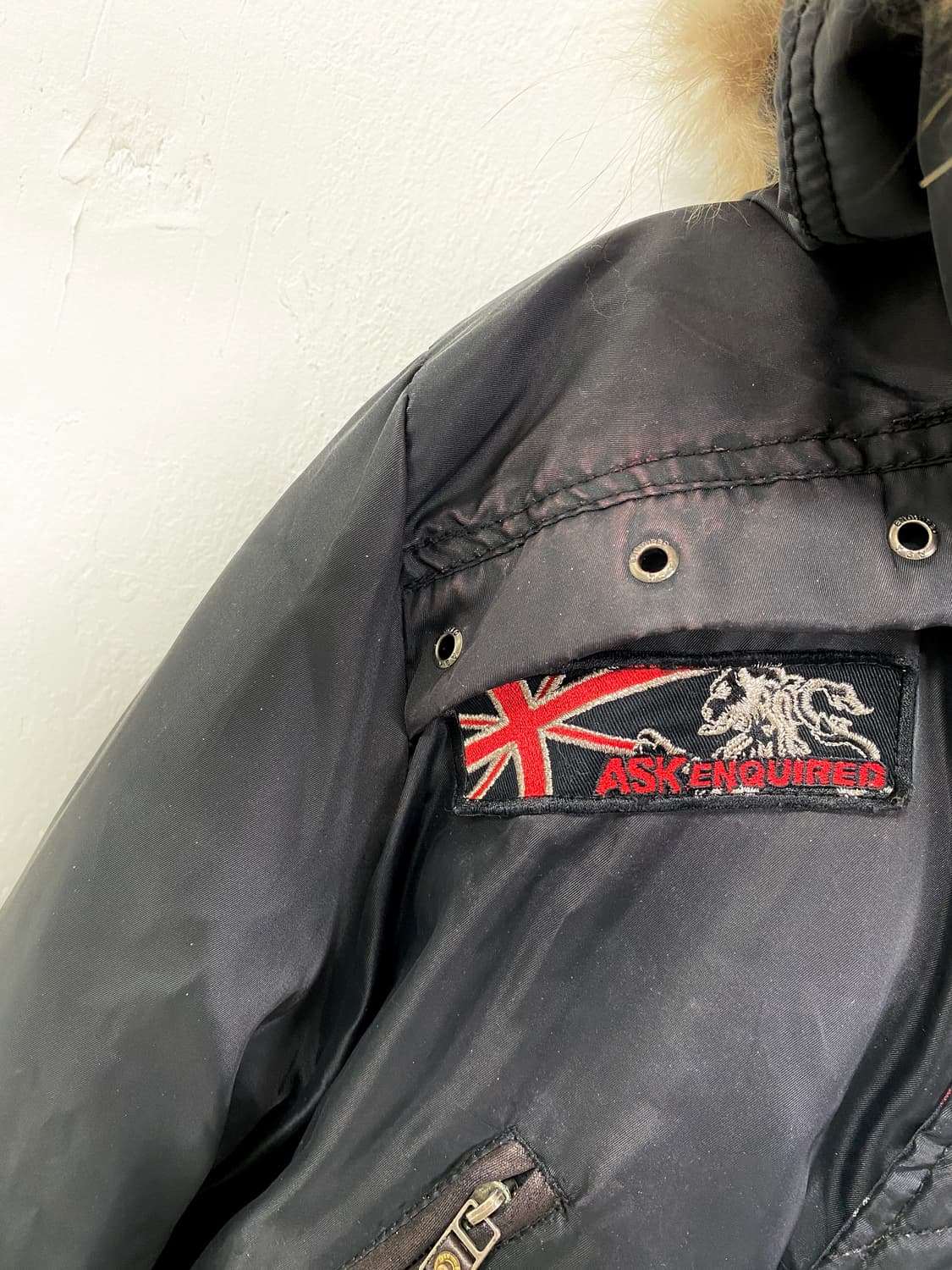 [ASK] 에스크 유니언잭 영국기 울프죠 패딩 상품이미지9
