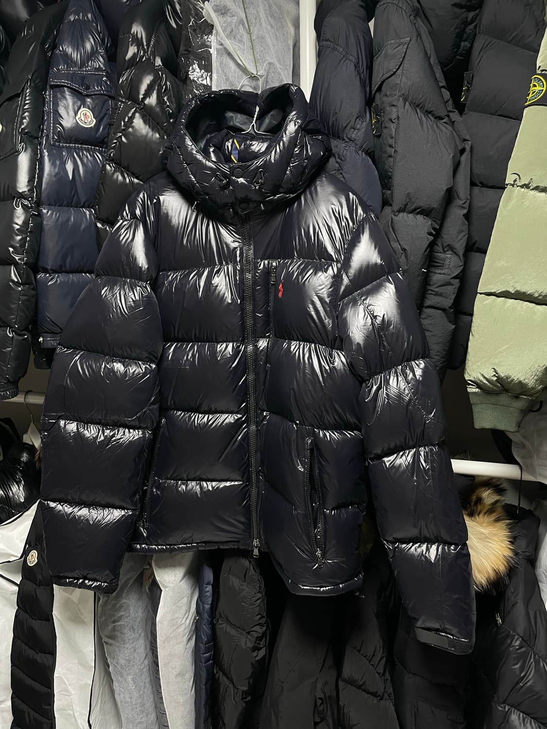 [새상품/XL사이즈] 24FW 폴로랄프로렌 유광 푸퍼 패딩 자켓 상품이미지2