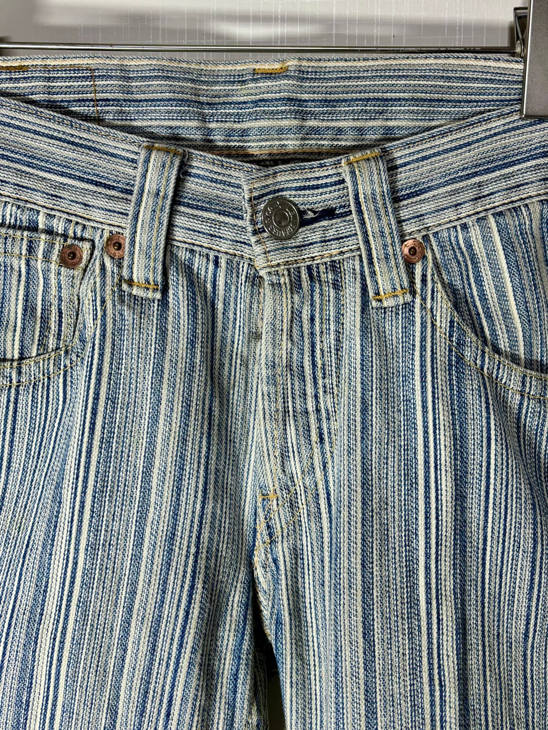 90s Levi's 리바이스 히코리 스트라이프 데님팬츠 청바지 상품이미지1