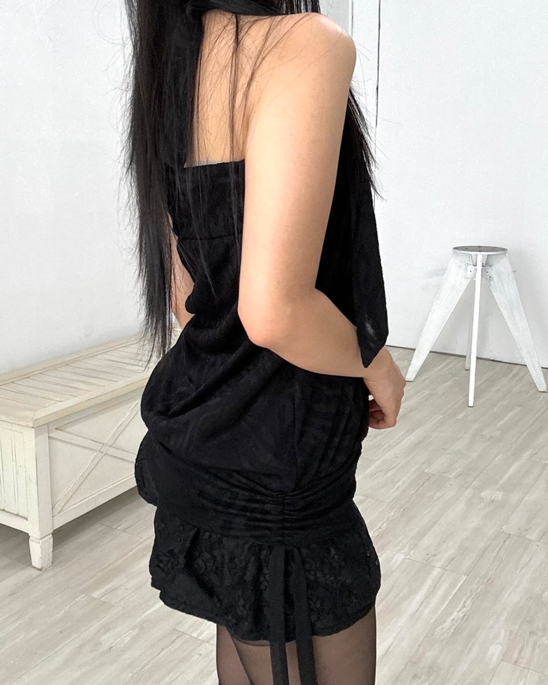 CECIL McBEE Zebra Halter Tube Top 상품이미지6