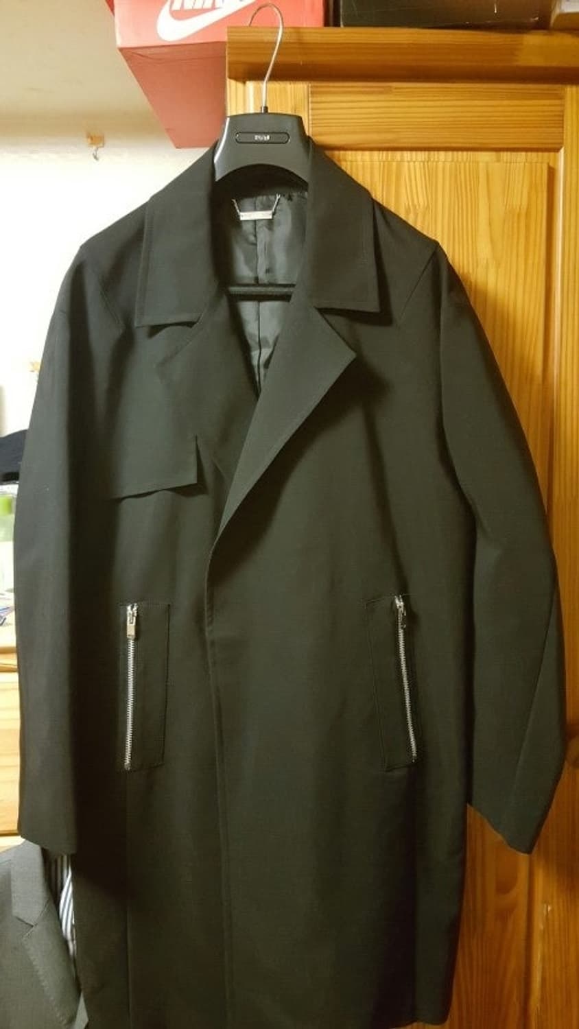 시스템 옴므 오버핏 지퍼 트렌치 코트 상품이미지8