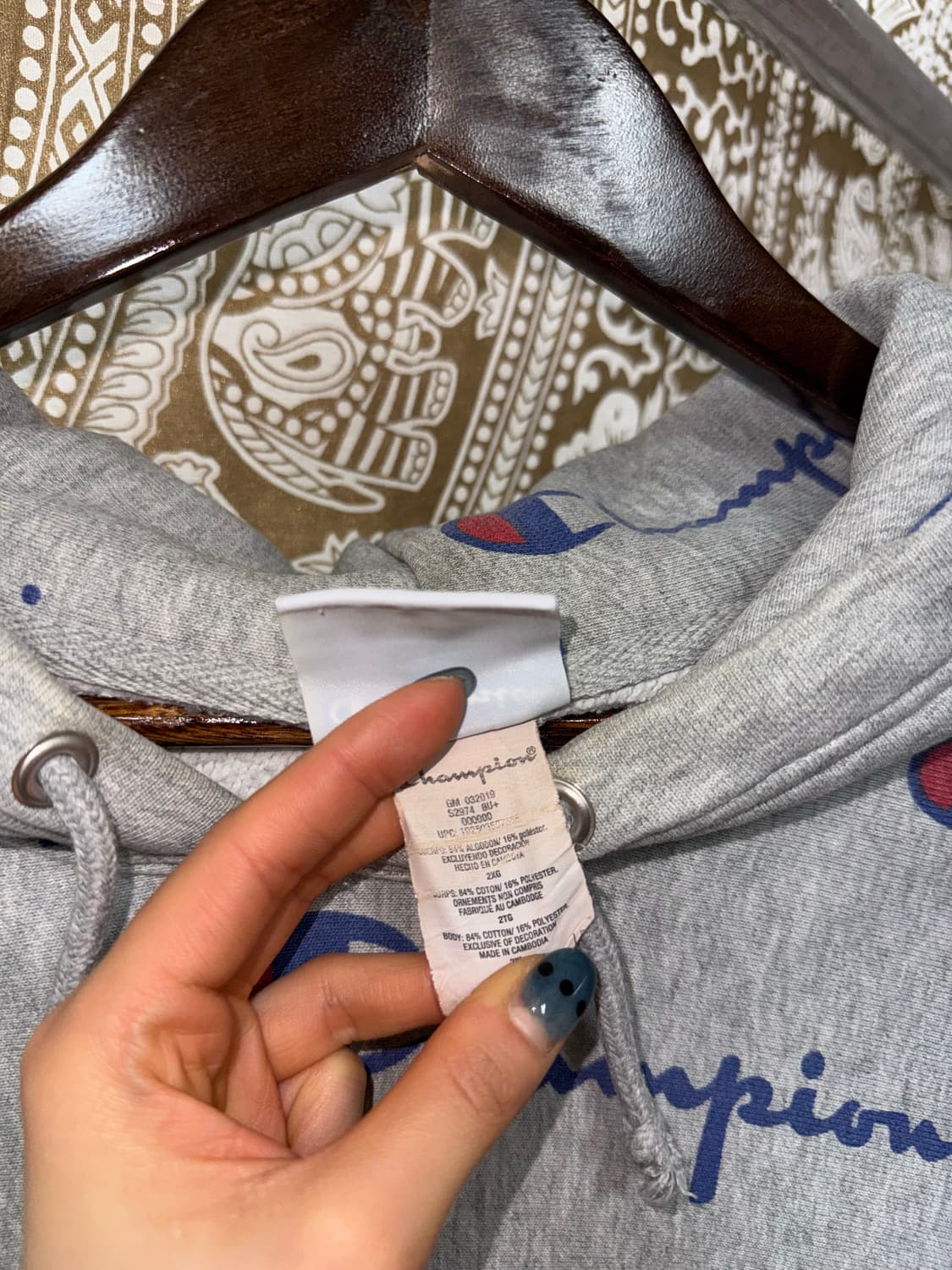 챔피온 리버스위브 스트릿 프린팅 후드티  상품이미지7