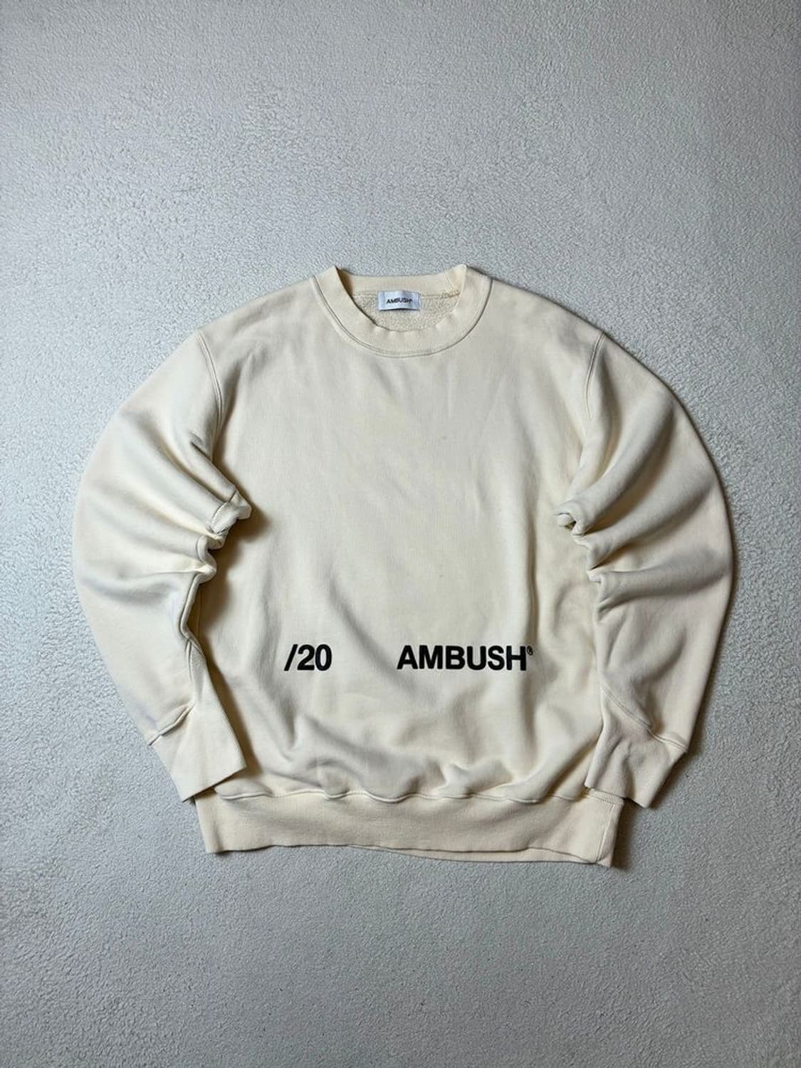 앰부쉬 AMBUSH 2020 백로고 오버 맨투맨 PN7582 상품이미지1
