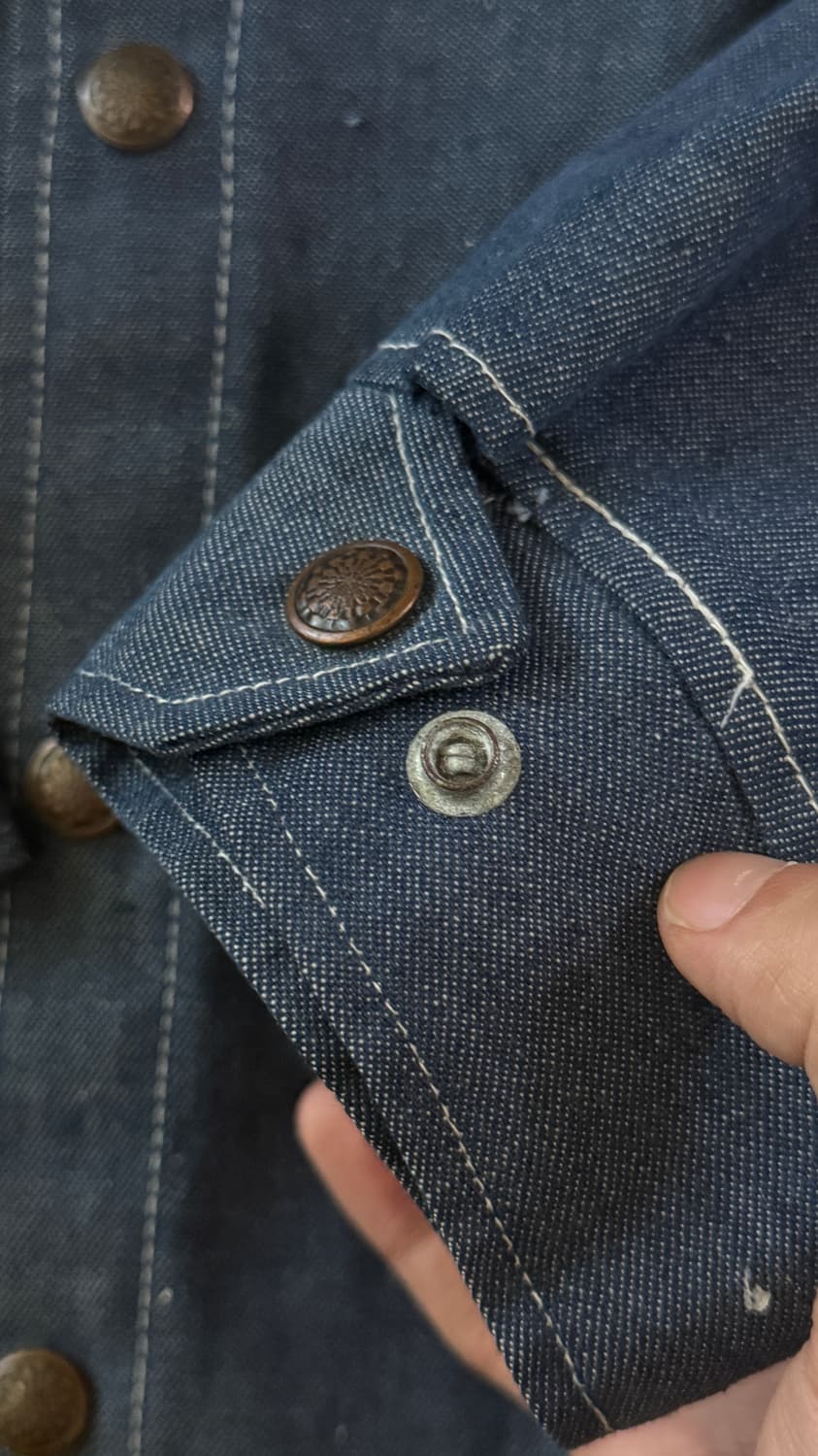 70s JC Penney painting denim shirt 상품이미지6