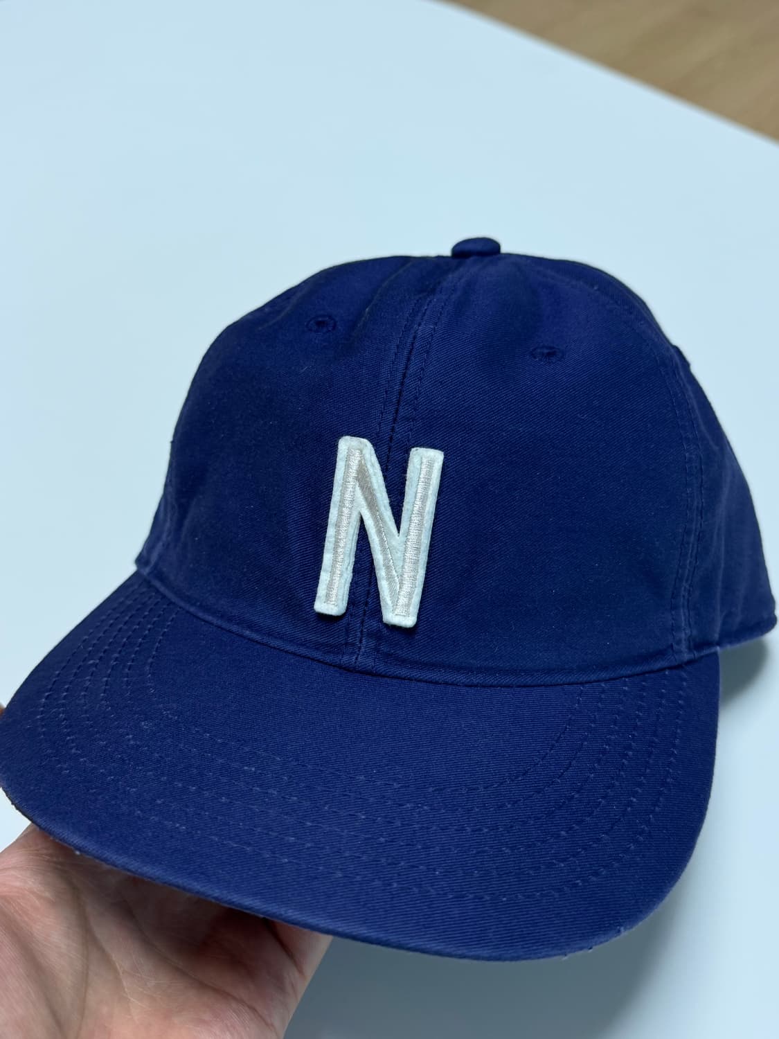 테프스토어즈 x 컬렉트피시스의 N 프렌치블루 볼캡 상품이미지2