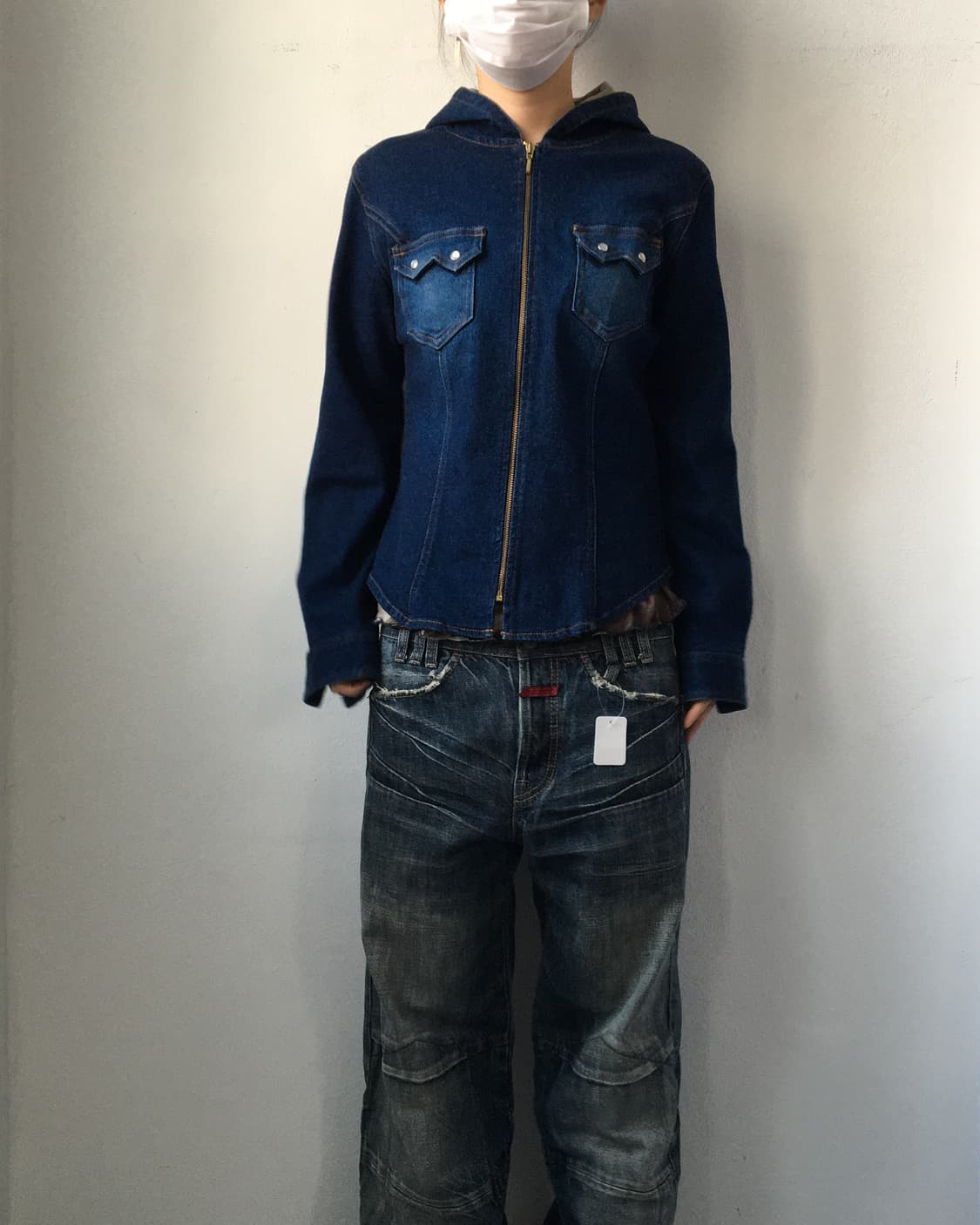 Hood denim zip up 상품이미지7