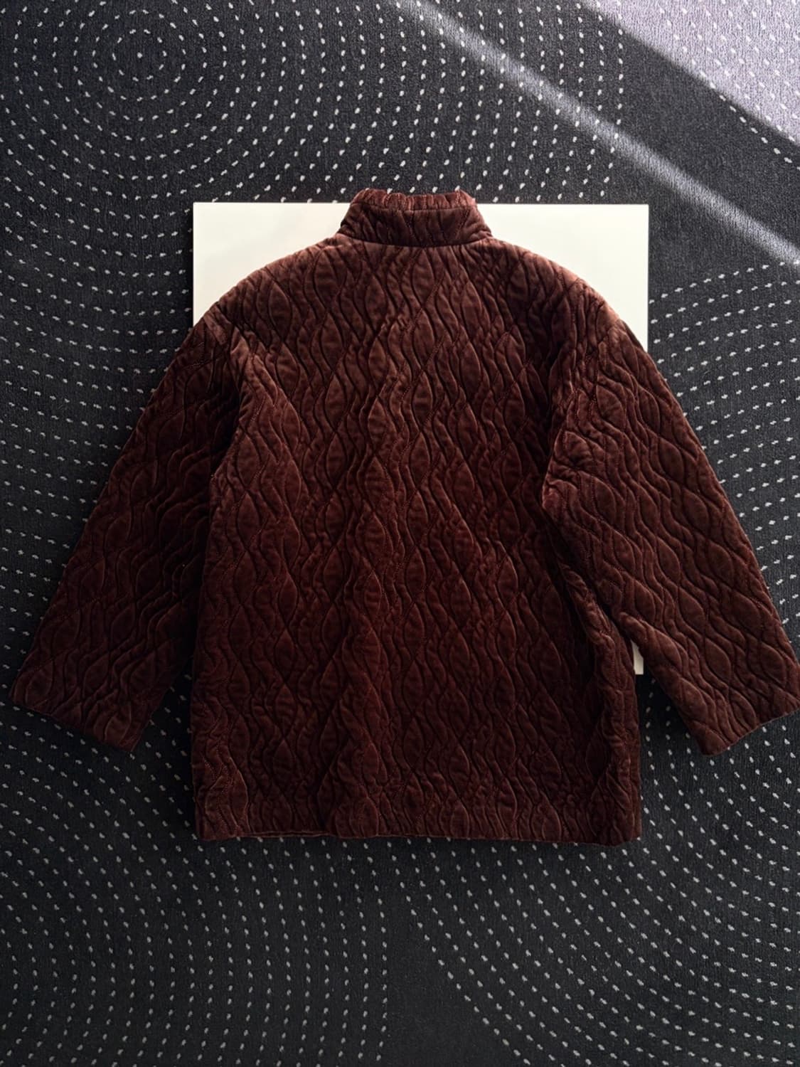 velour quilting zip-up jumper 상품이미지10