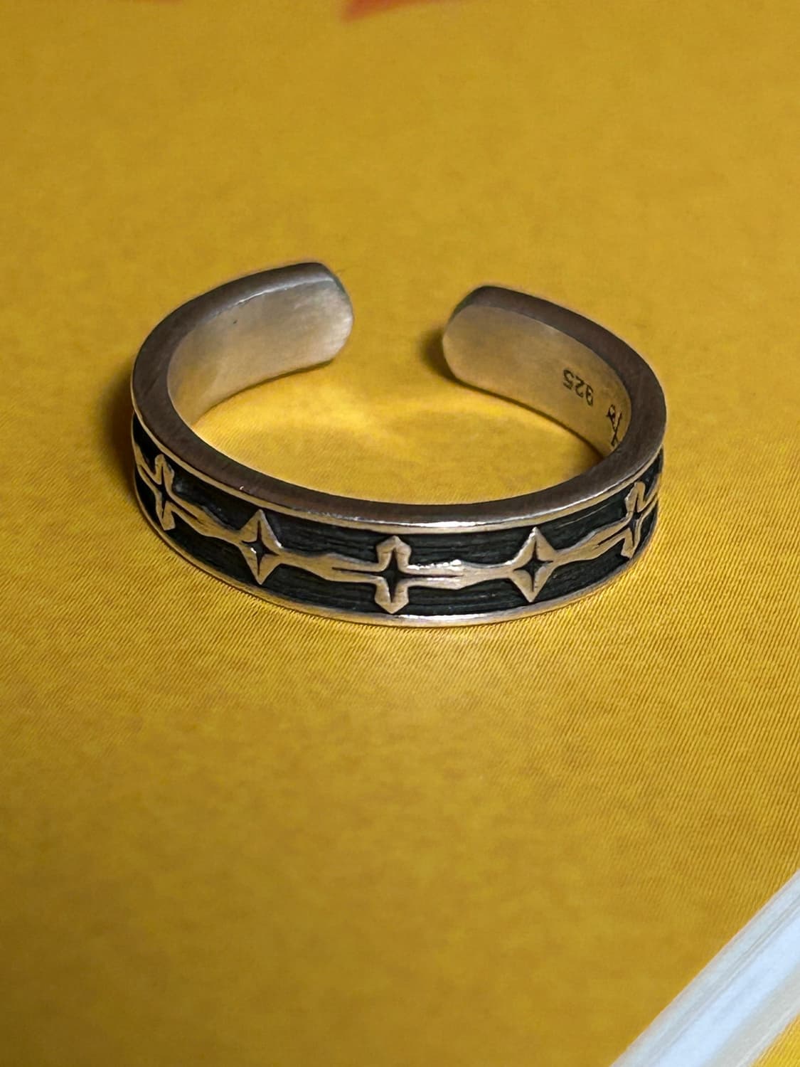 [15] 폴리테루 925 실버 링 005 스타 상품이미지1