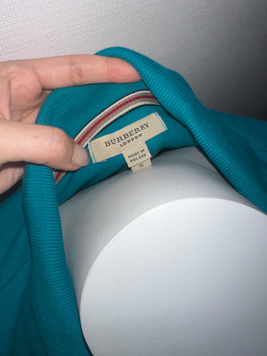 버버리 빈티지 퍼프소매 카라티 상품이미지3