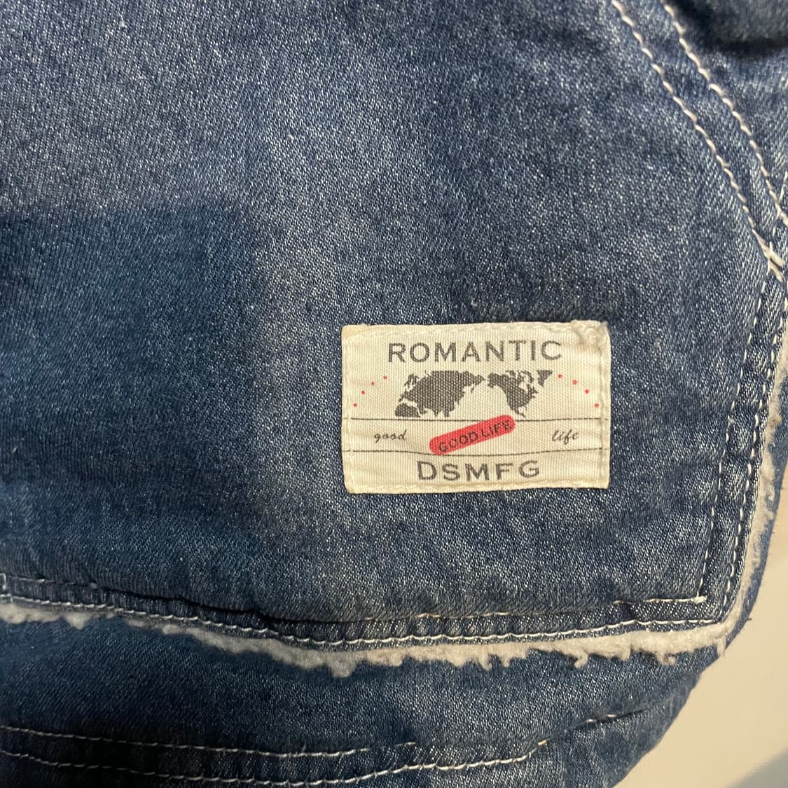 DSS COMPANY 빈티지 데님 양털 보아 아노락 후드  상품이미지2