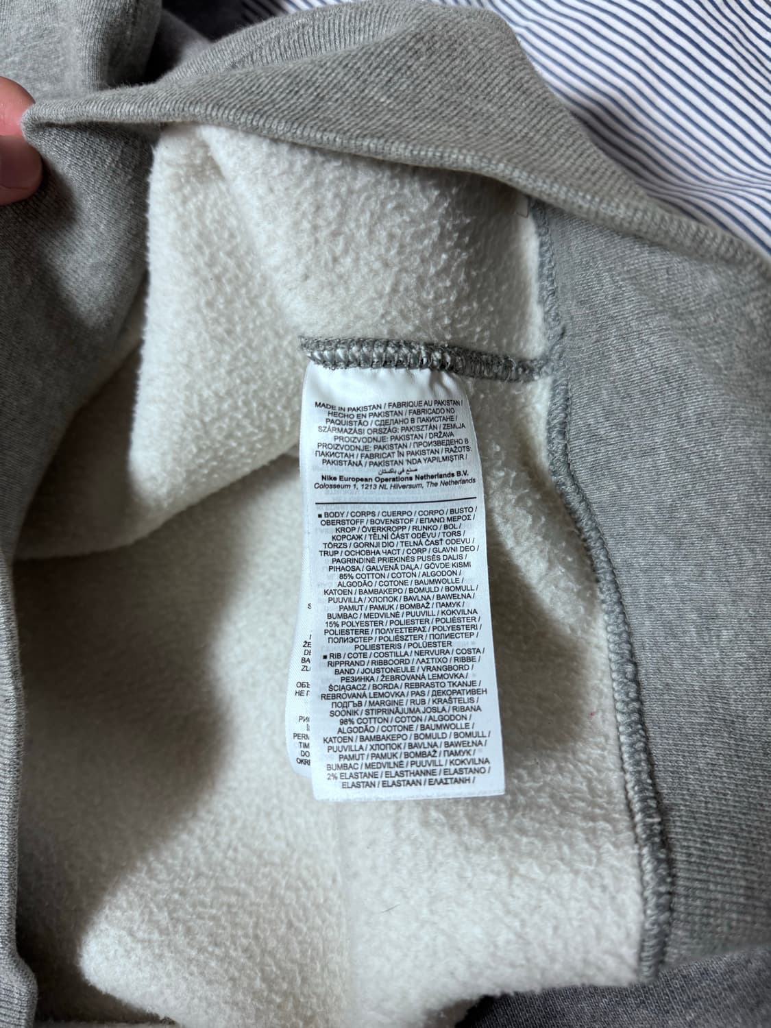 나이키 NRG 솔로 스우시 크루 플리스 다크 그레이 헤더 US  상품이미지7