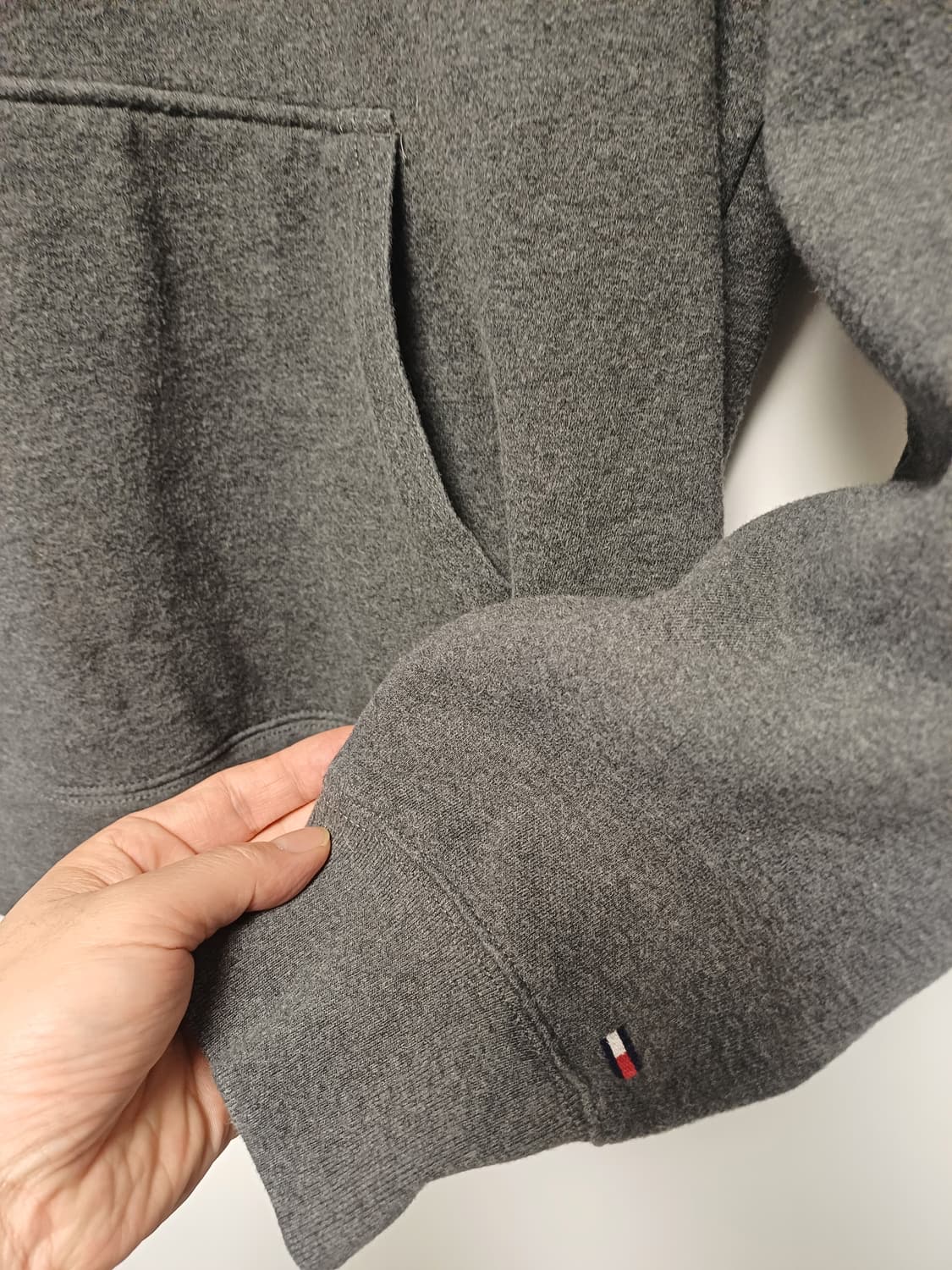 TOMMY HILFIGER TH 후드 / 멜란지 그레이 / XL~XXL  상품이미지4