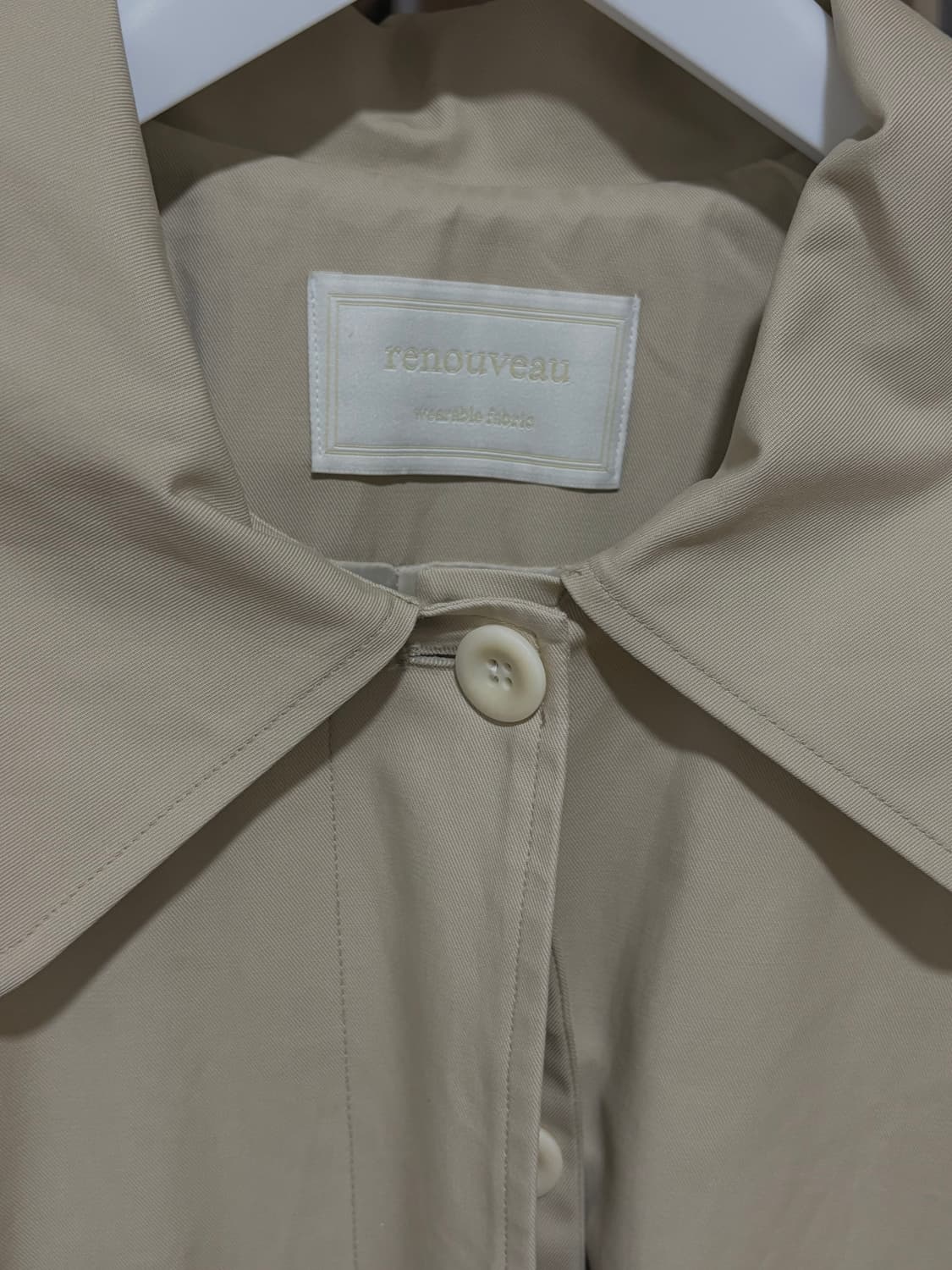 유이르무이 르누보 하프 트렌치코트 새상품 상품이미지6