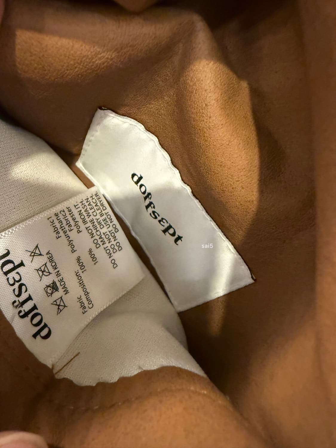 도프셉 리버시블 무스탕자켓 상품이미지6