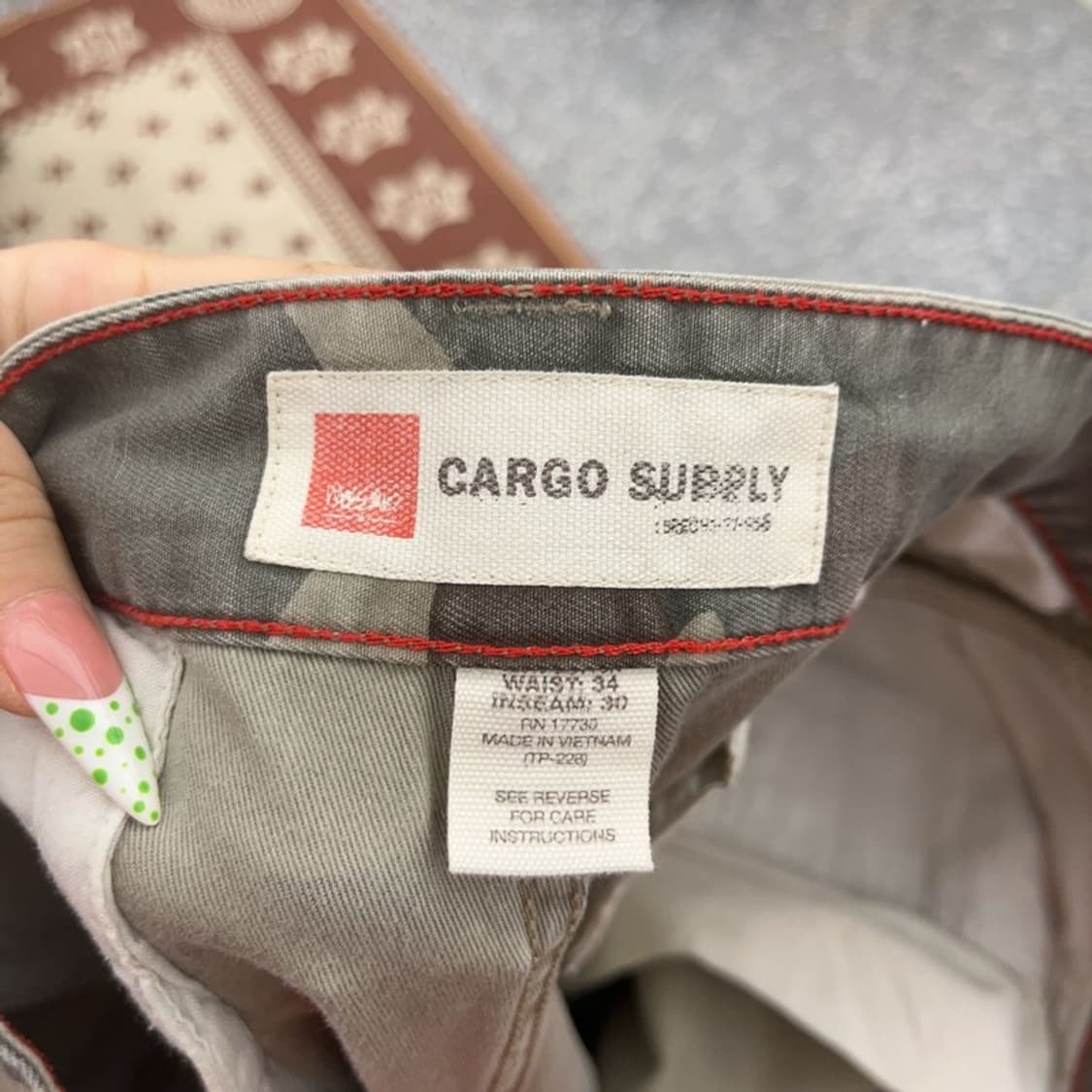 빈티지 밀리터리 카모플라주 카고팬츠 34인치 C08917 상품이미지5