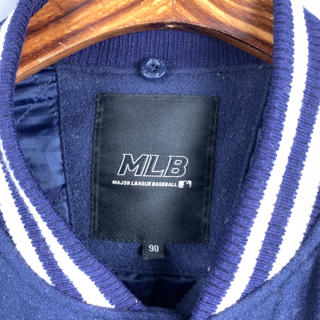 MLB 뉴욕양키스 모직 레더 바시티 자켓 상품이미지7