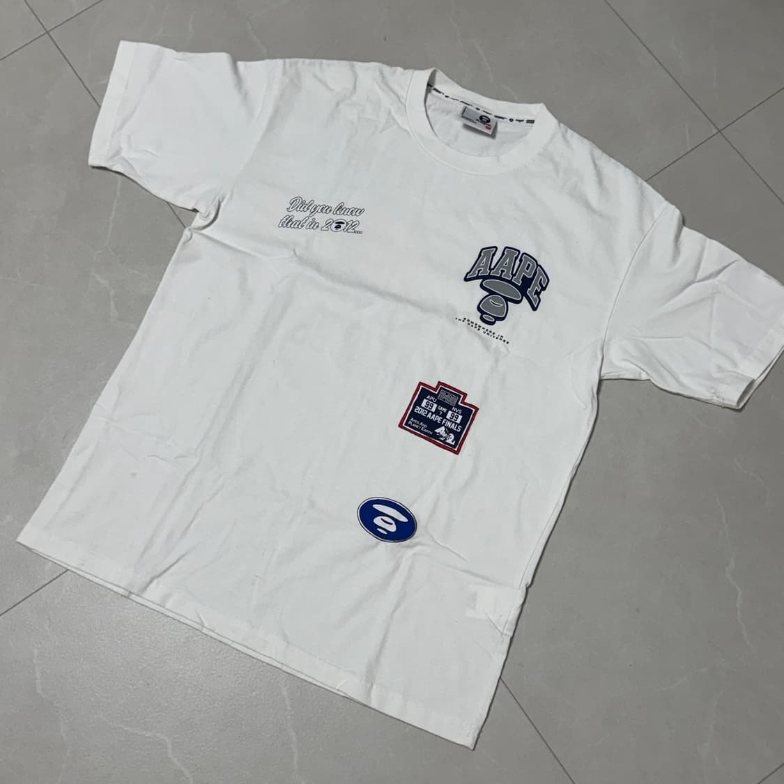 Aape Universe 2012 Athletic Dept Tee 상품이미지2