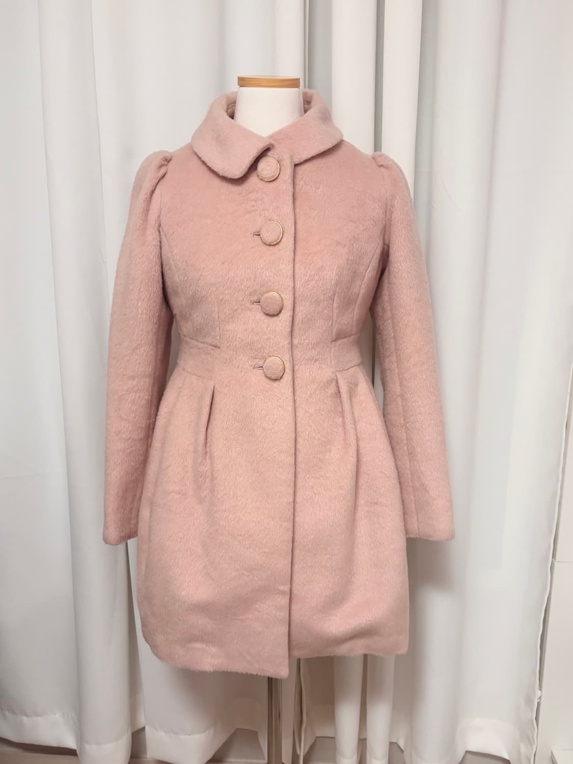 허니 번치 히메갸루 양산형 딸기우유 리본 코트 상품이미지1