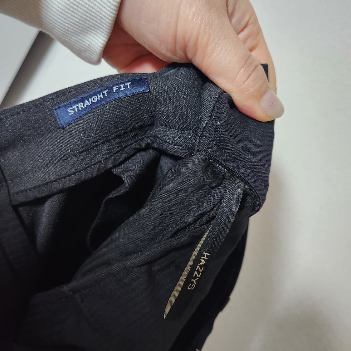 헤지스 세미 정장 바지 남34 춘추용 상품이미지5