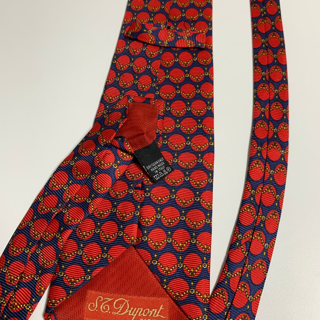 듀퐁 명품 클래식넥타이 기하학적패턴 A+등급 상품이미지6