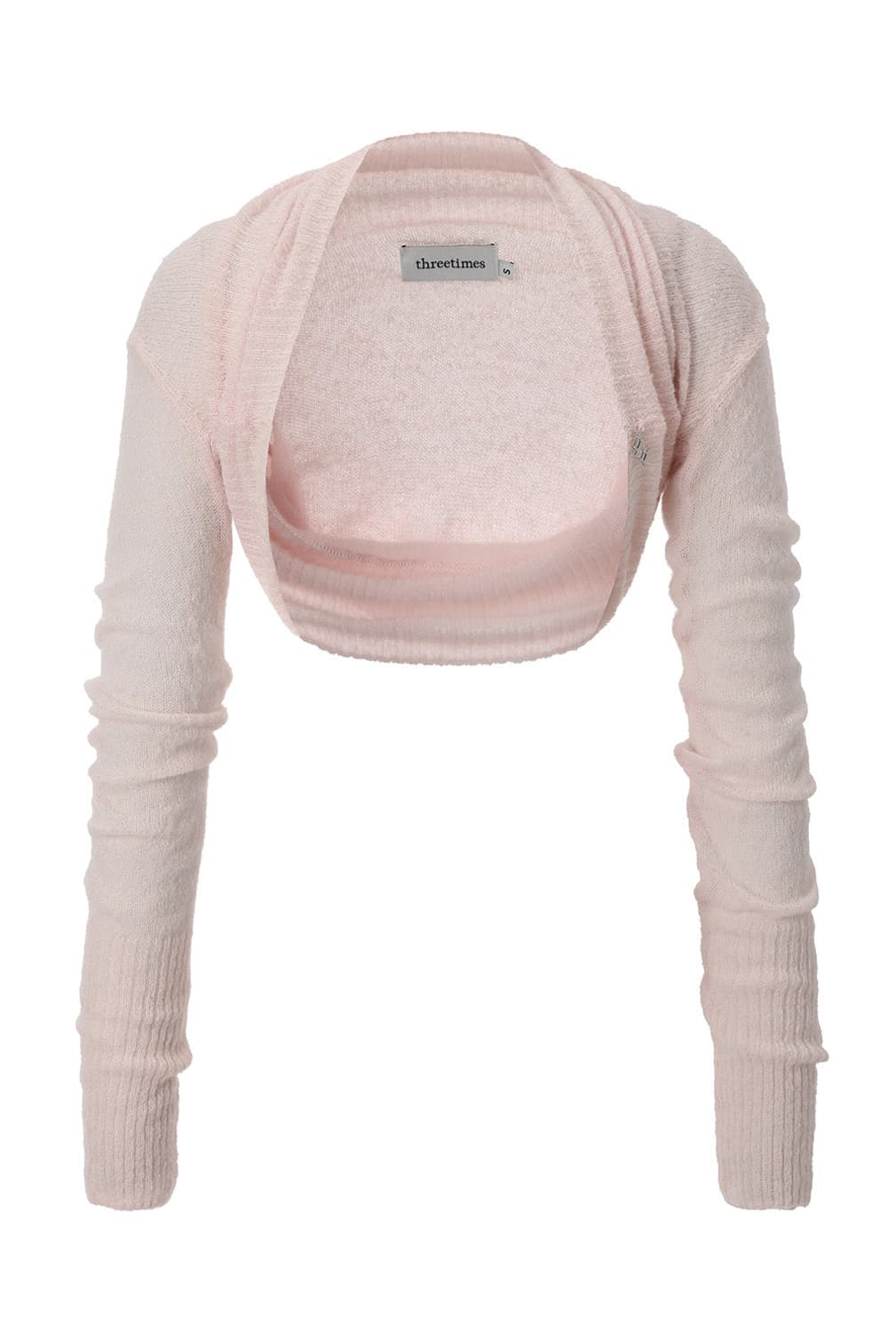 쓰리타임즈 엔젤 숄 볼레로 핑크 상품이미지1