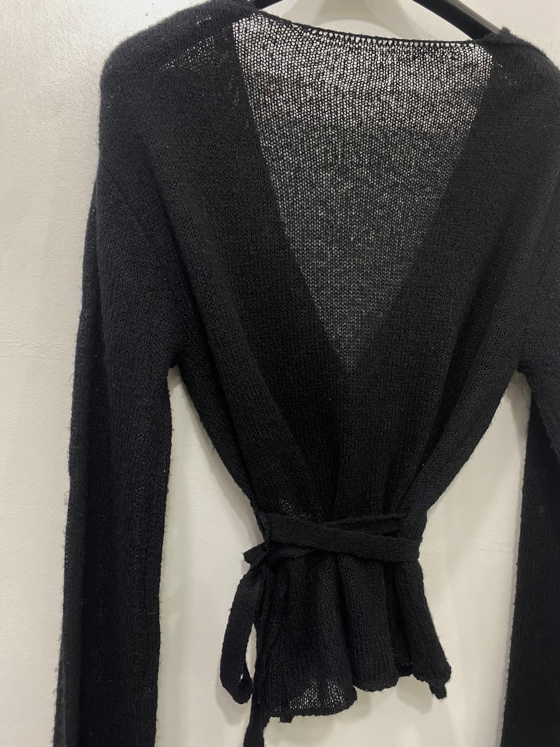 마뗑킴 랩 가디건 블랙 F 상품이미지8