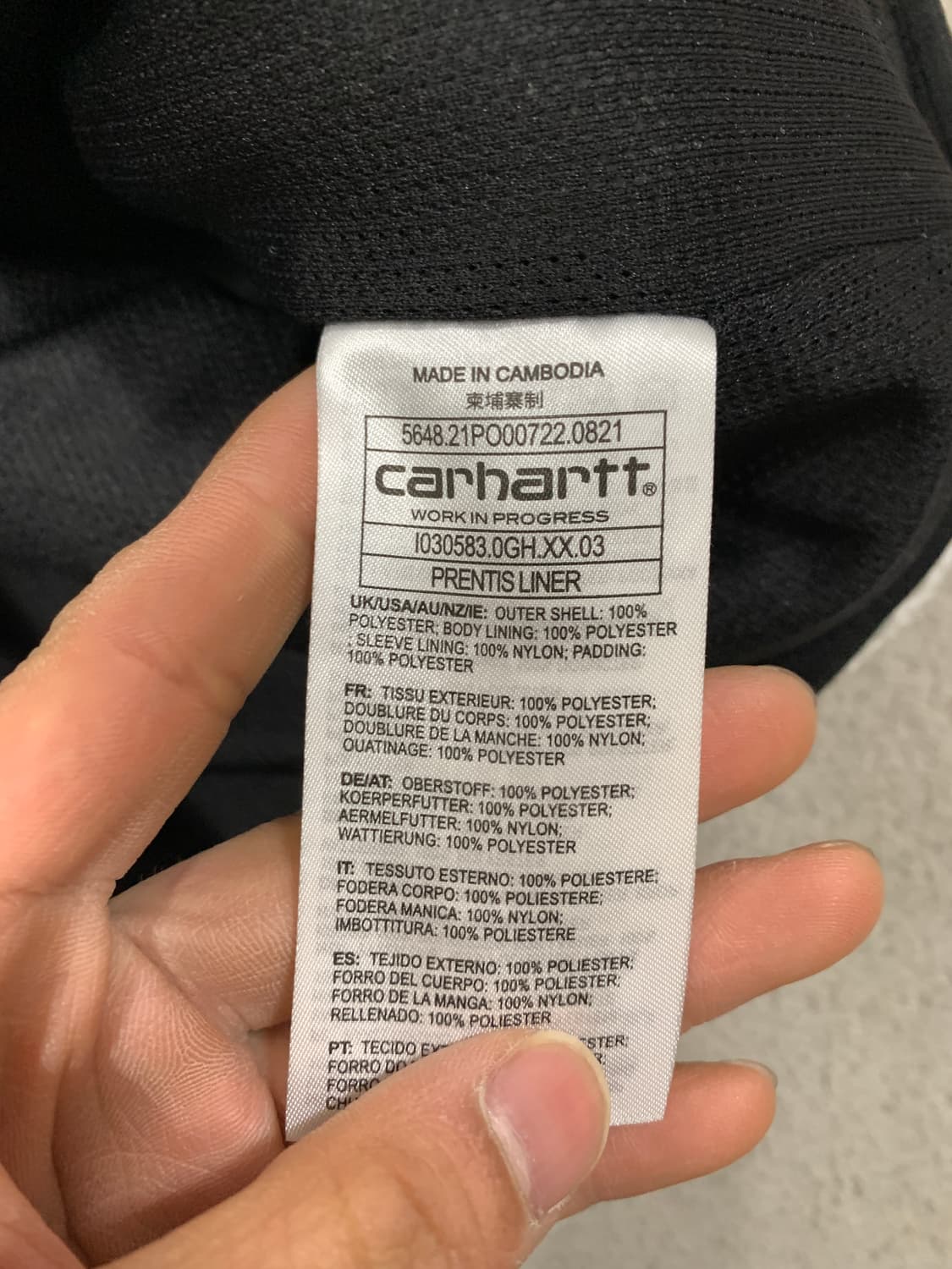 칼하트 플리스 자켓 xl 상품이미지4