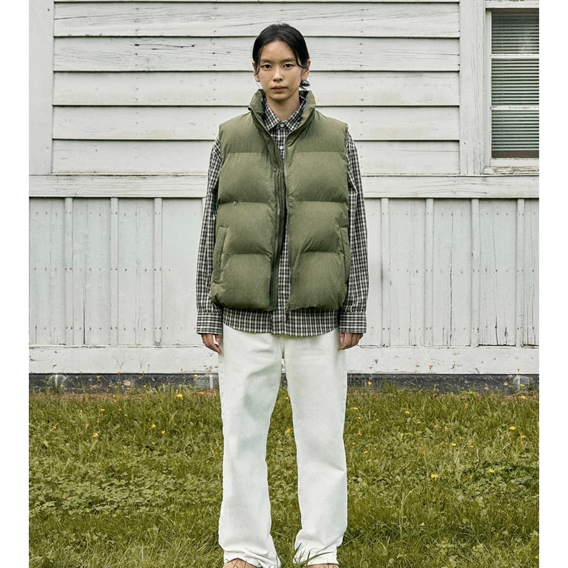 미니멀프로젝트 하이넥 패딩 베스트 M 상품이미지1