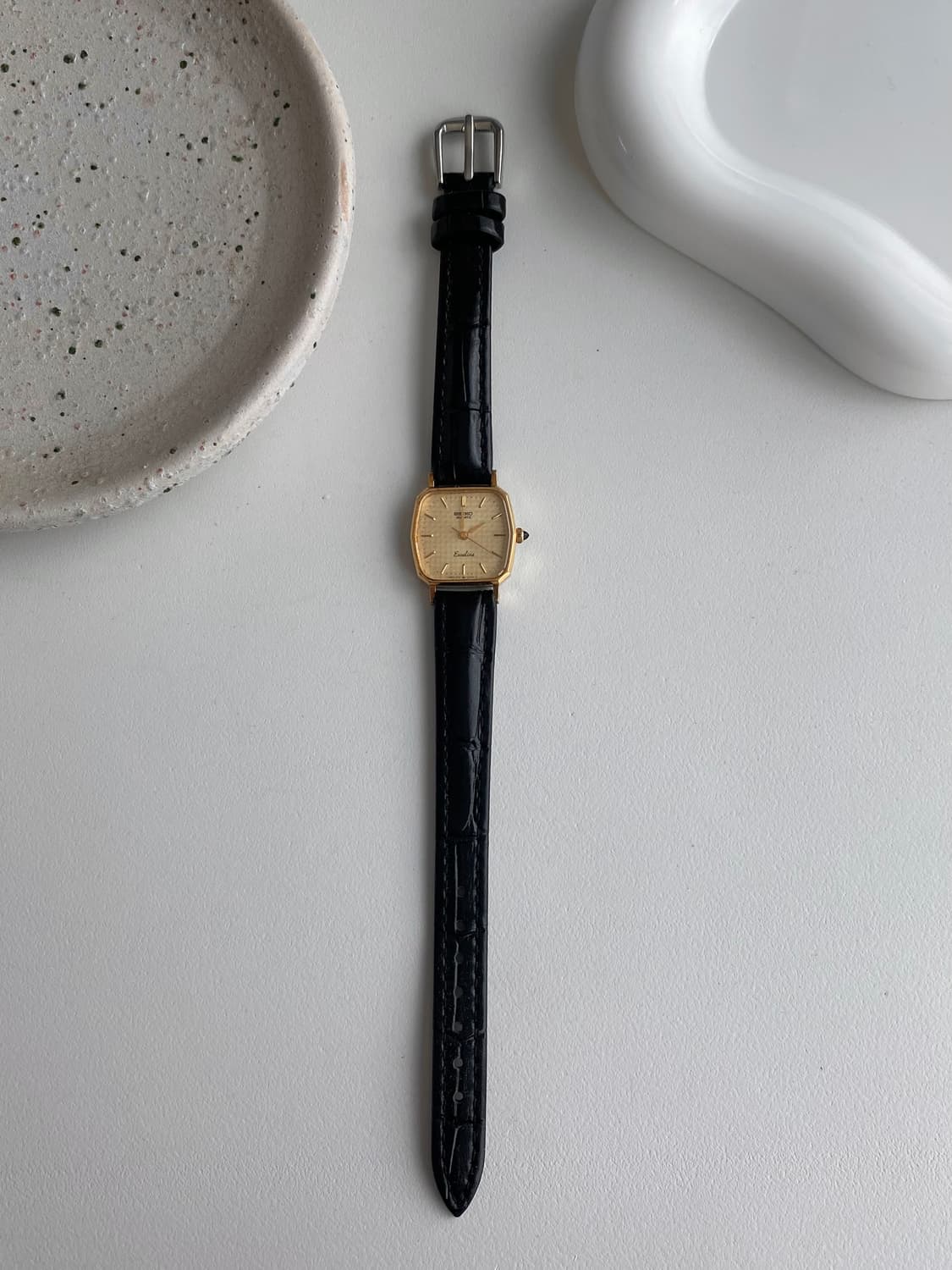 Seiko 세이코 엑셀린 쿼츠 골드 레이디스 상품이미지3