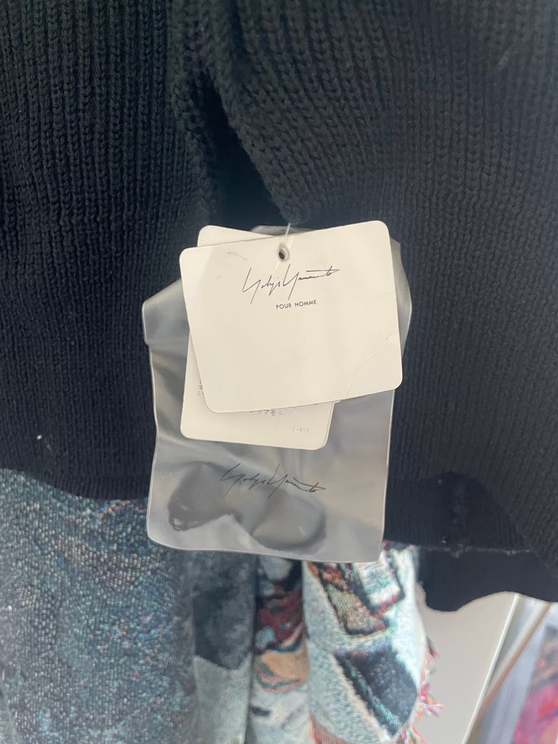 yoji yamamoto 블랙 니트  상품이미지2