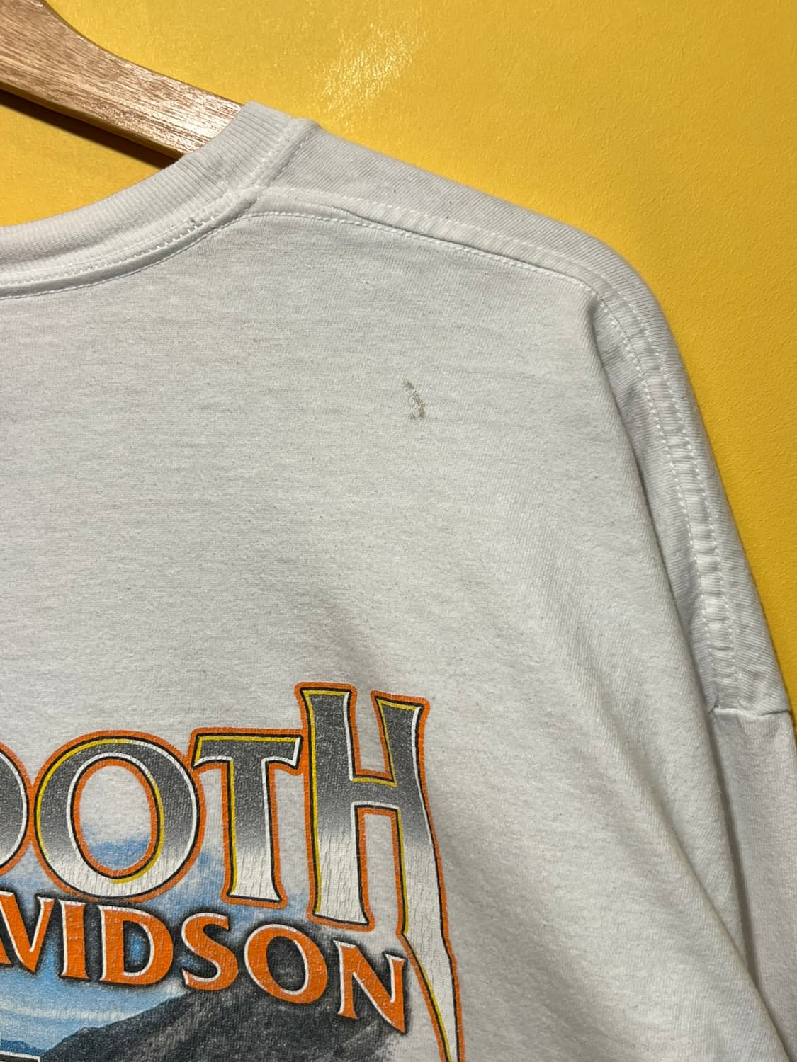 00's [2XL] 할리데이비슨 플레임 롱슬리브 티셔츠 USA MADE 상품이미지9
