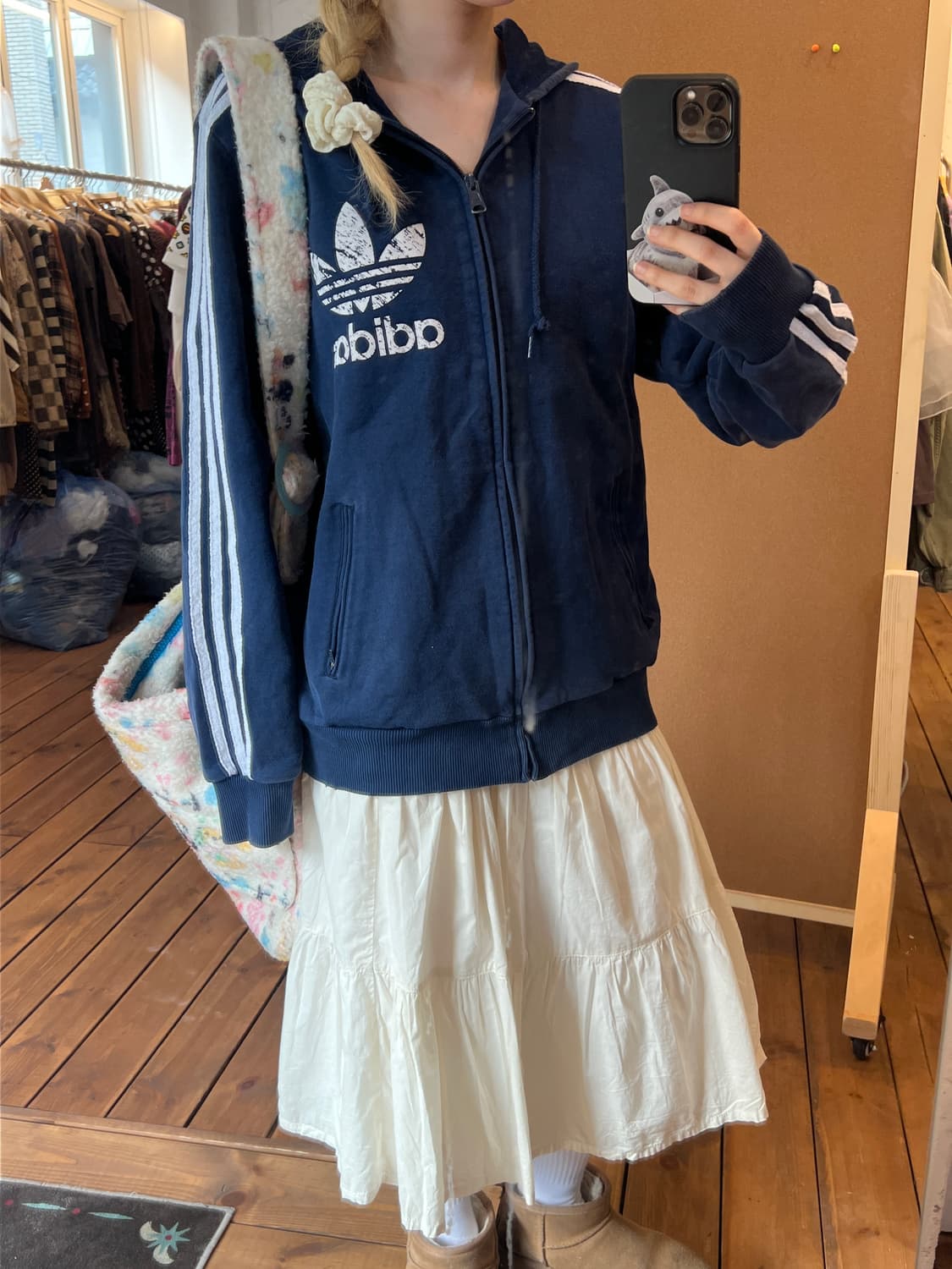 아디다스 데미지 파이어버드 후드집업 상품이미지1