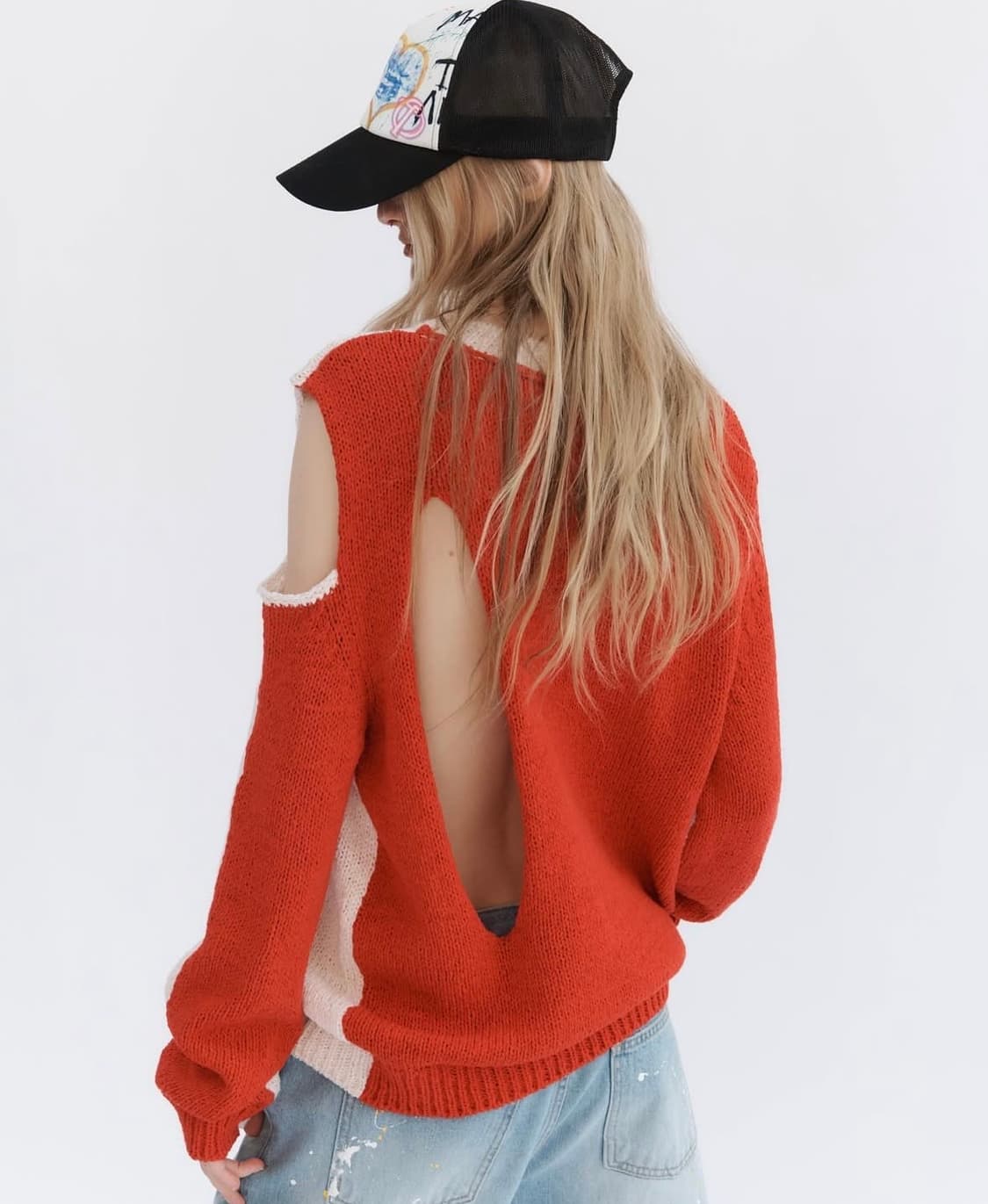 capsule love collection red/pink knit 상품이미지2
